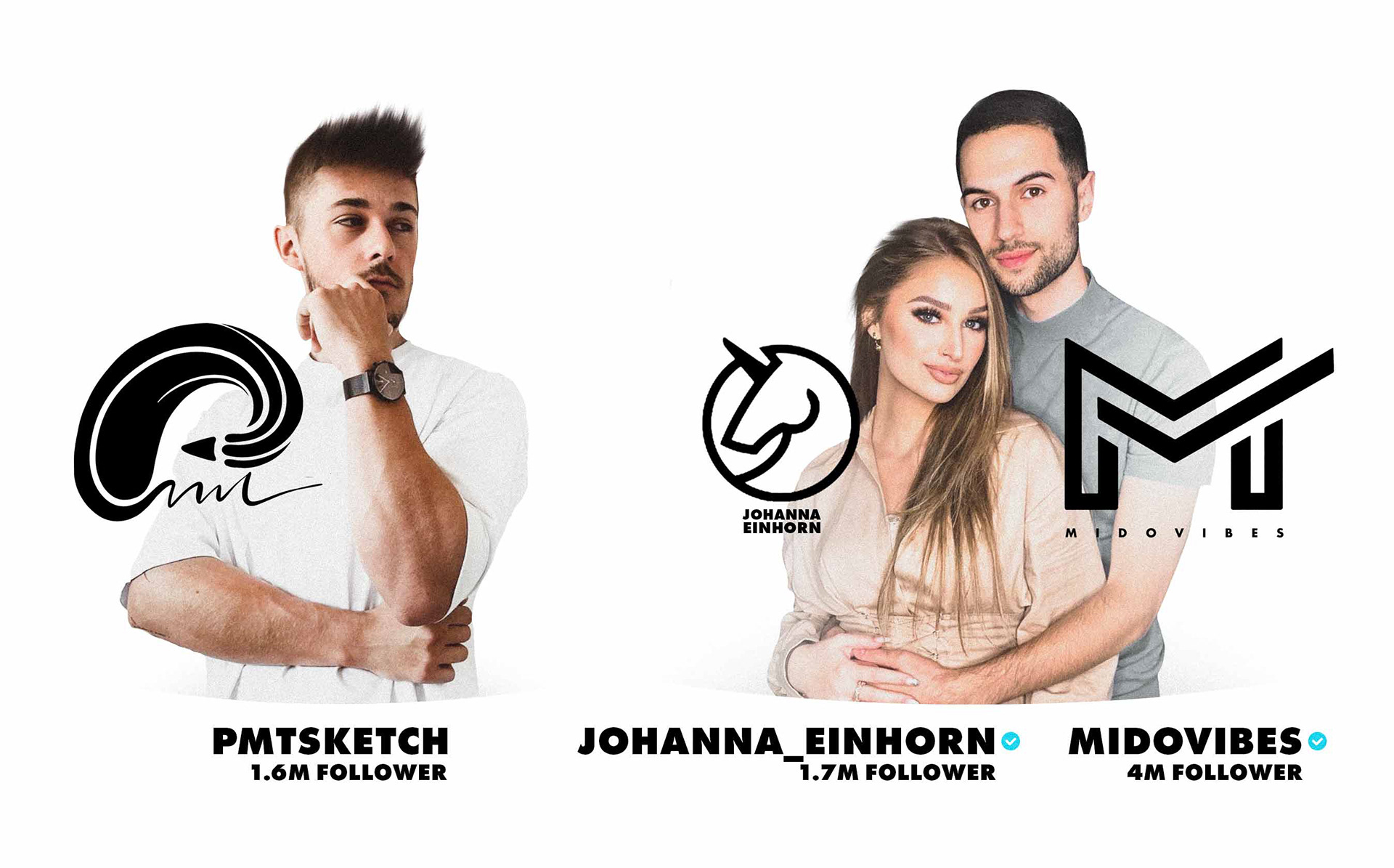 Vadimsky.Art design Logodesign für PMTSketch und Midovibes