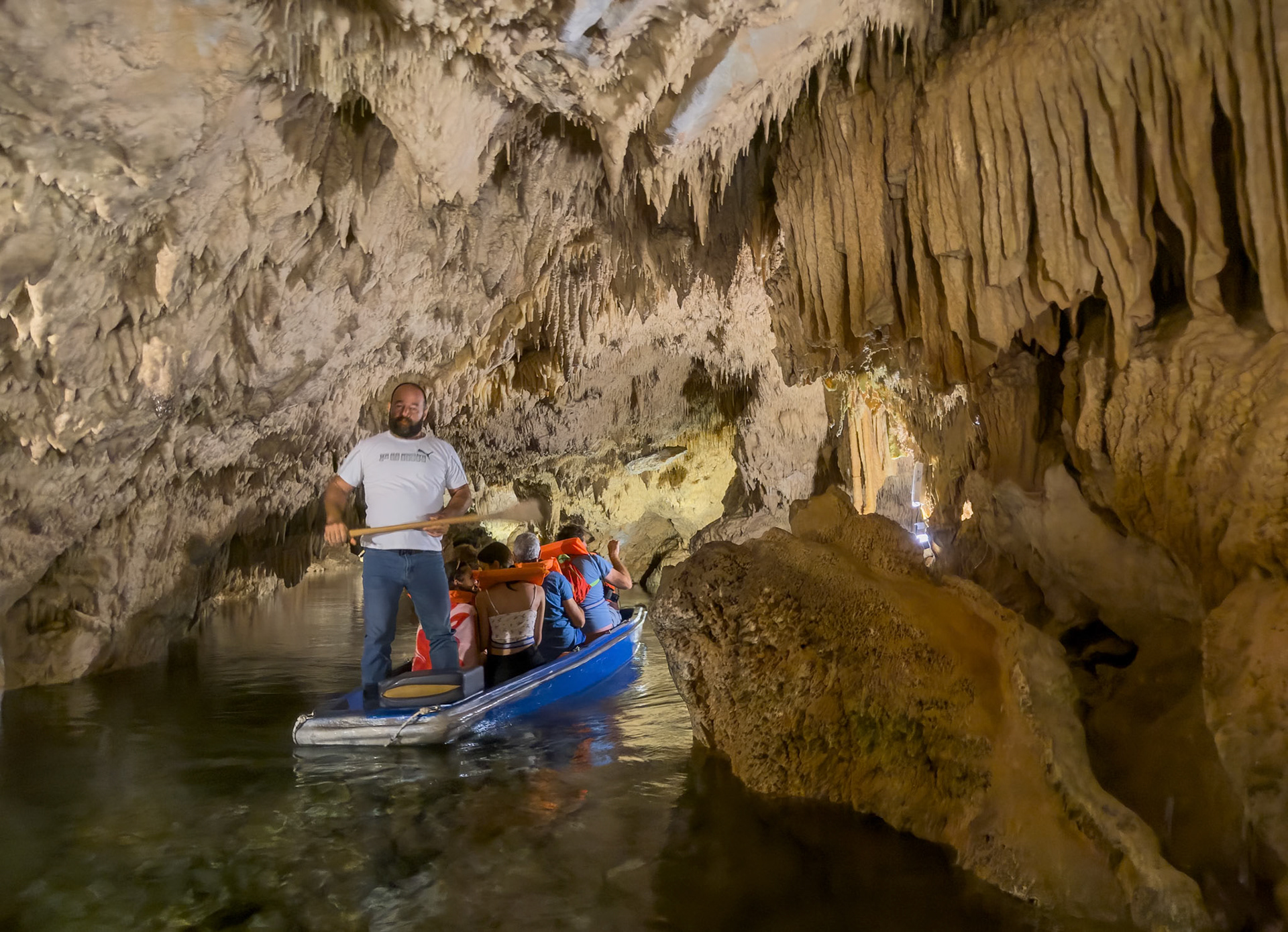 the Caves of Diros in Sparti