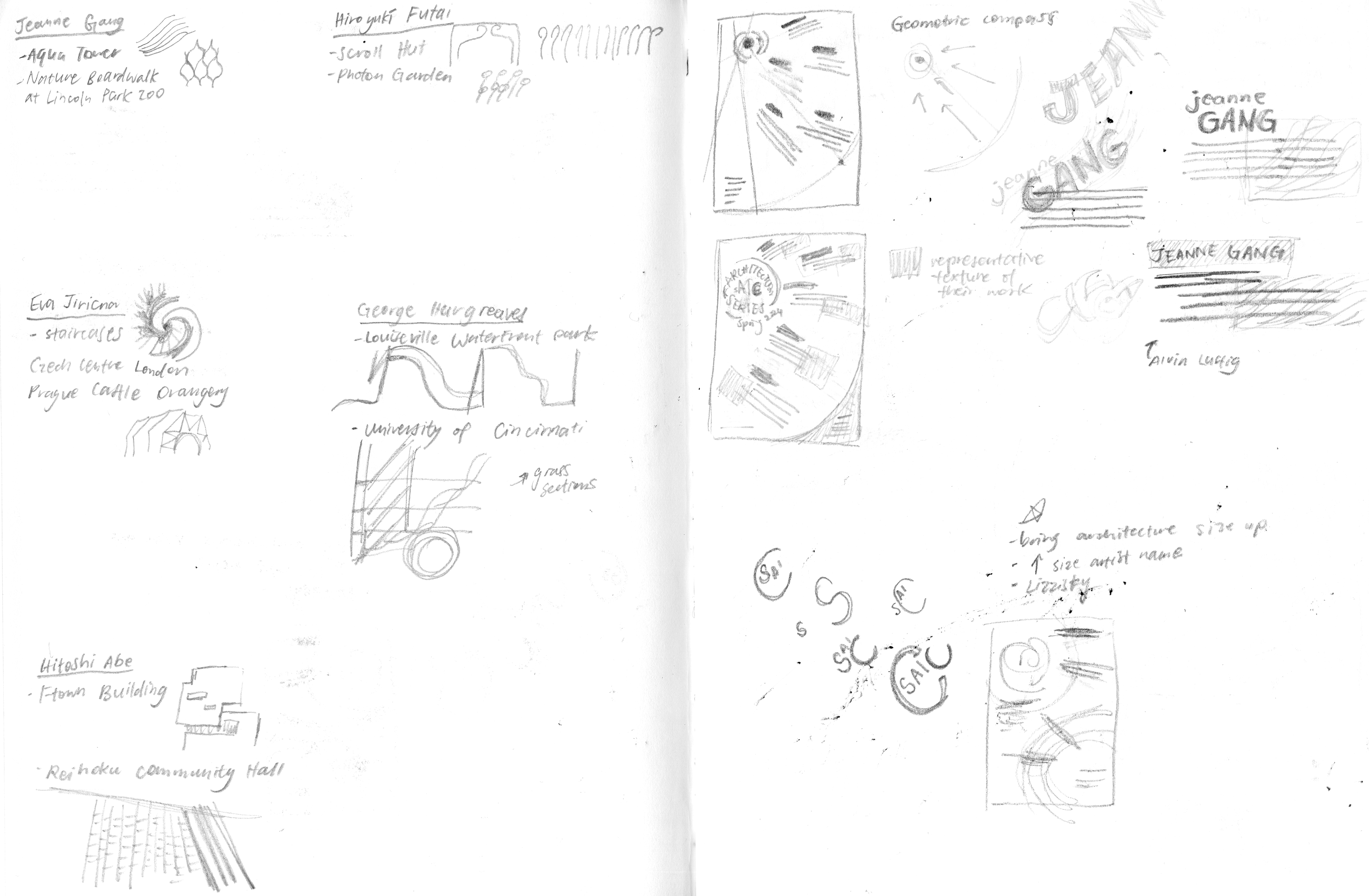 first sketches