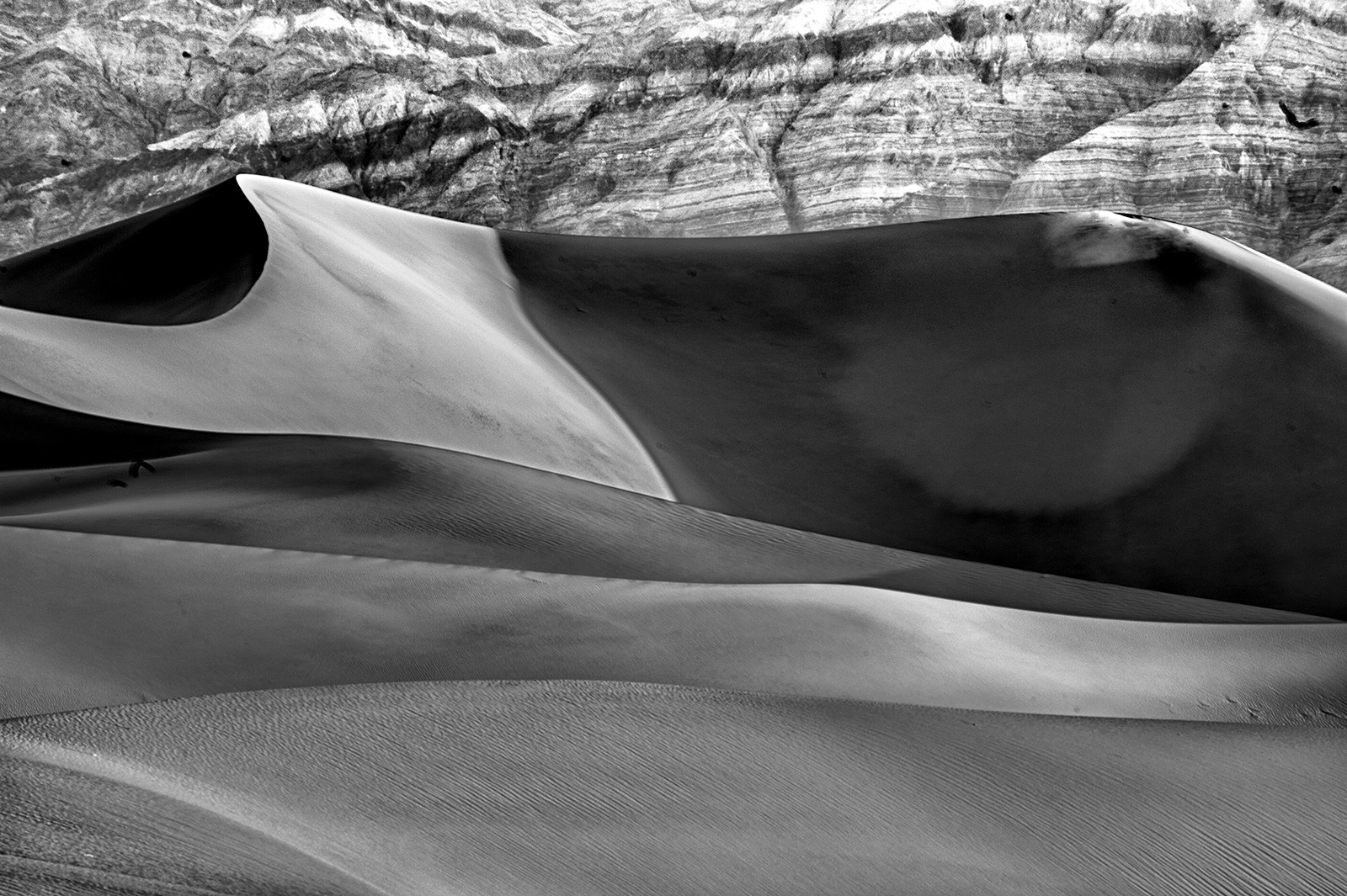 Sand Dunes #4 B&W