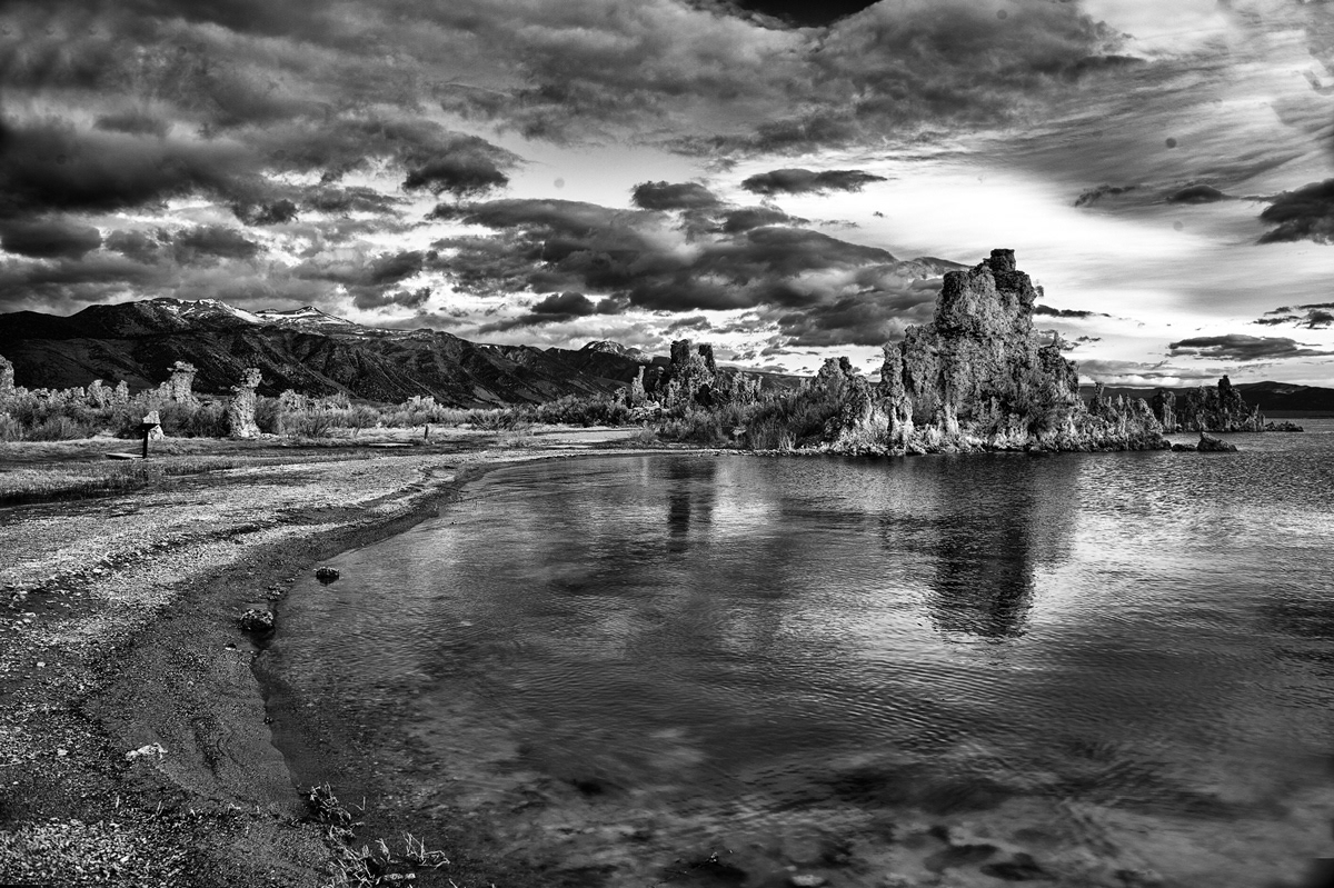 Mono Lake Sunrise #1 B&W