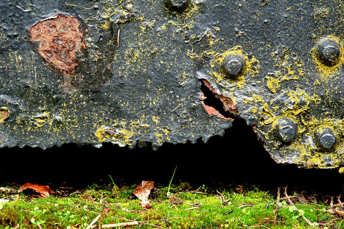 Fort Casey Bunker Door Rusted