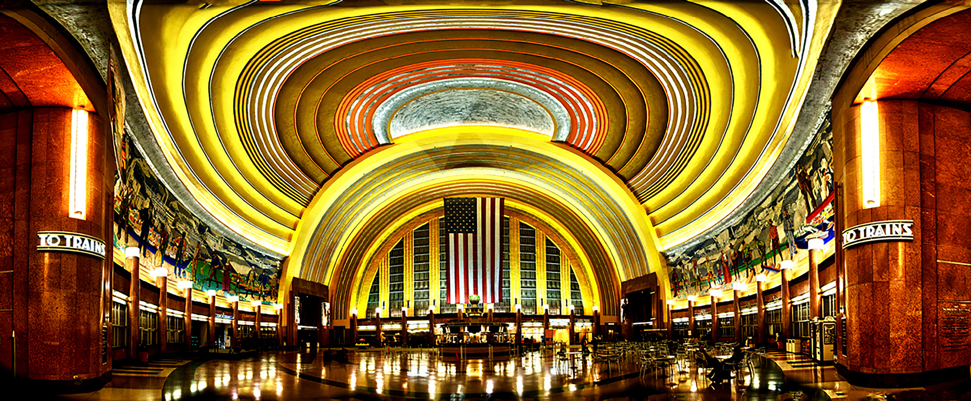 Cincinnati Train Station Panorama