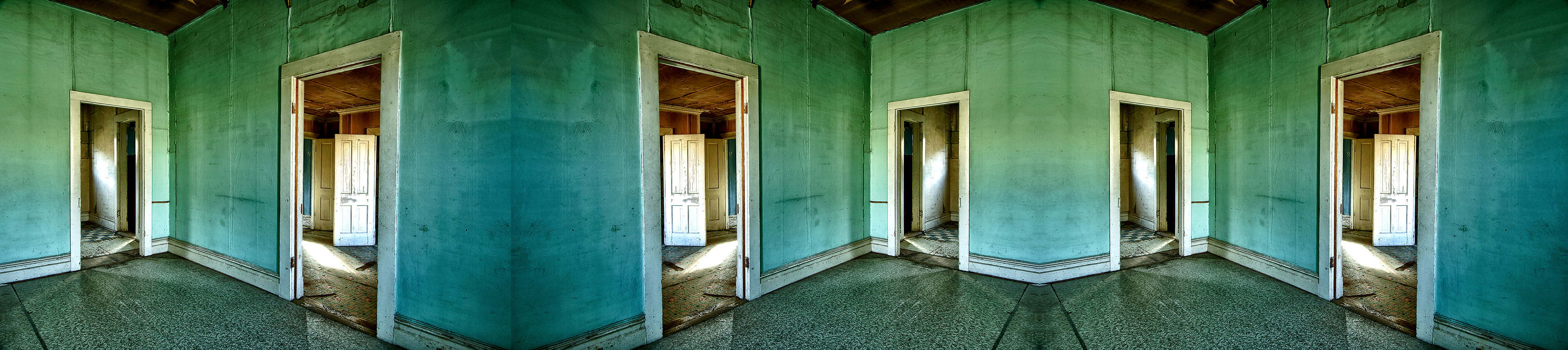Bannack Building Panorama