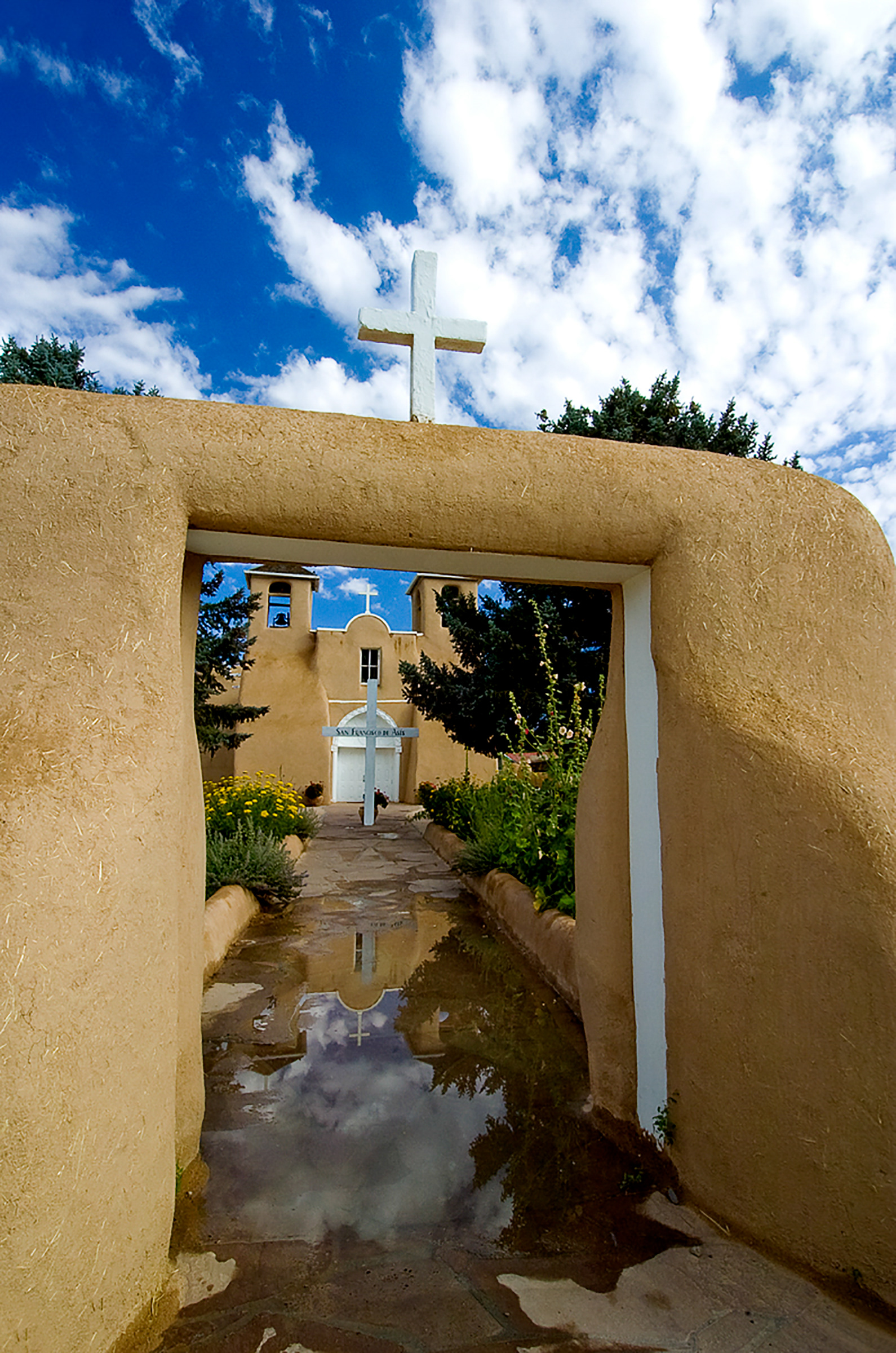 Rancho de Taos Reflection