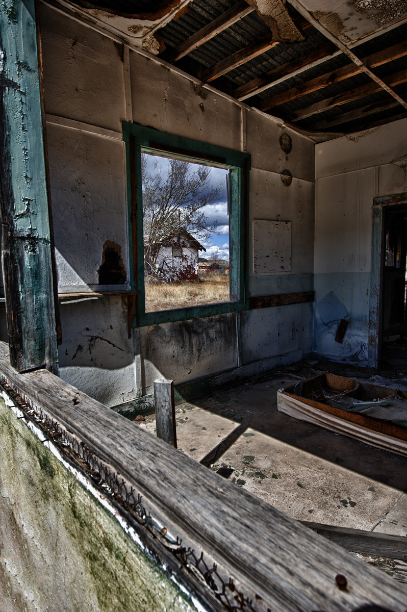 Datil Building thru Window