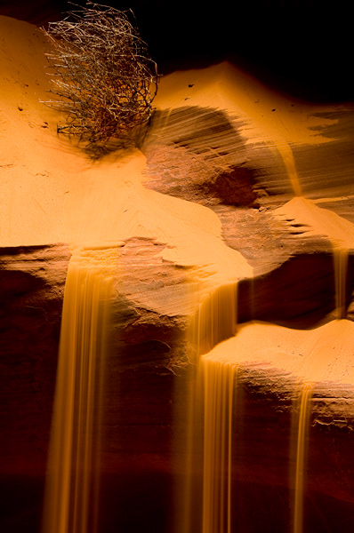 Upper Antelope Canyon Flowing Sand
