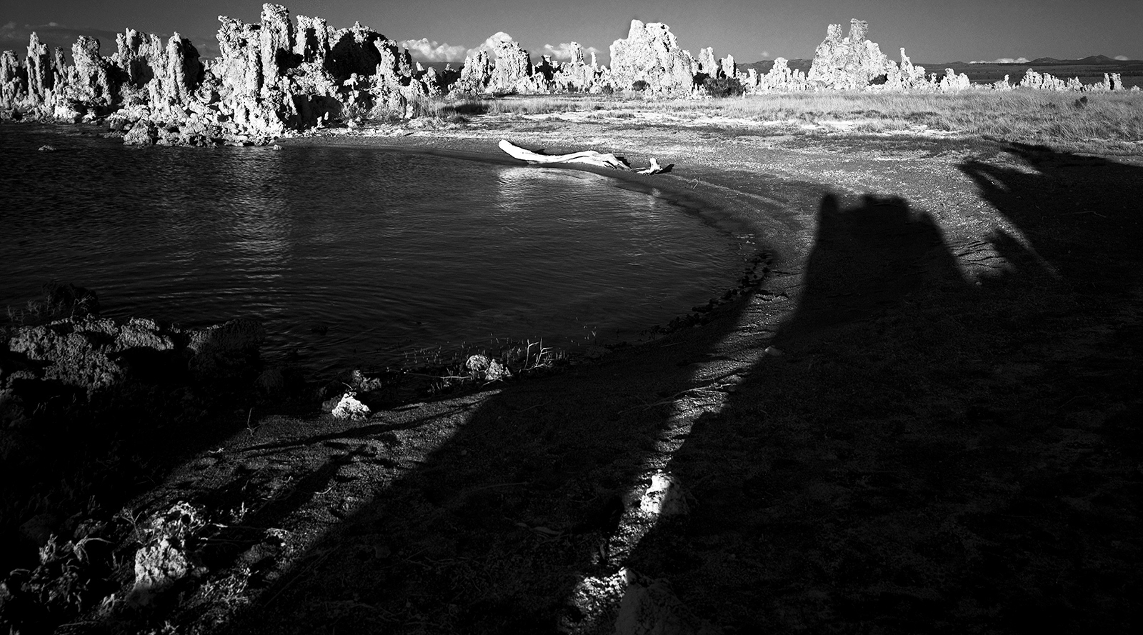 Mono Lake Shore Shadows