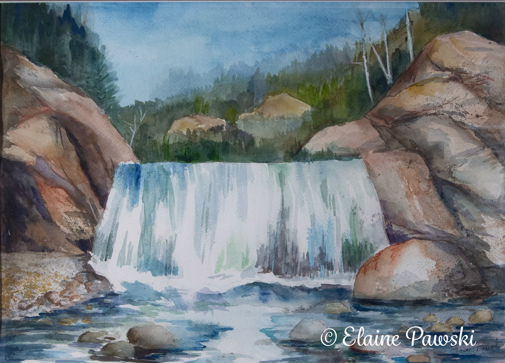 Waterfall at Hug Point