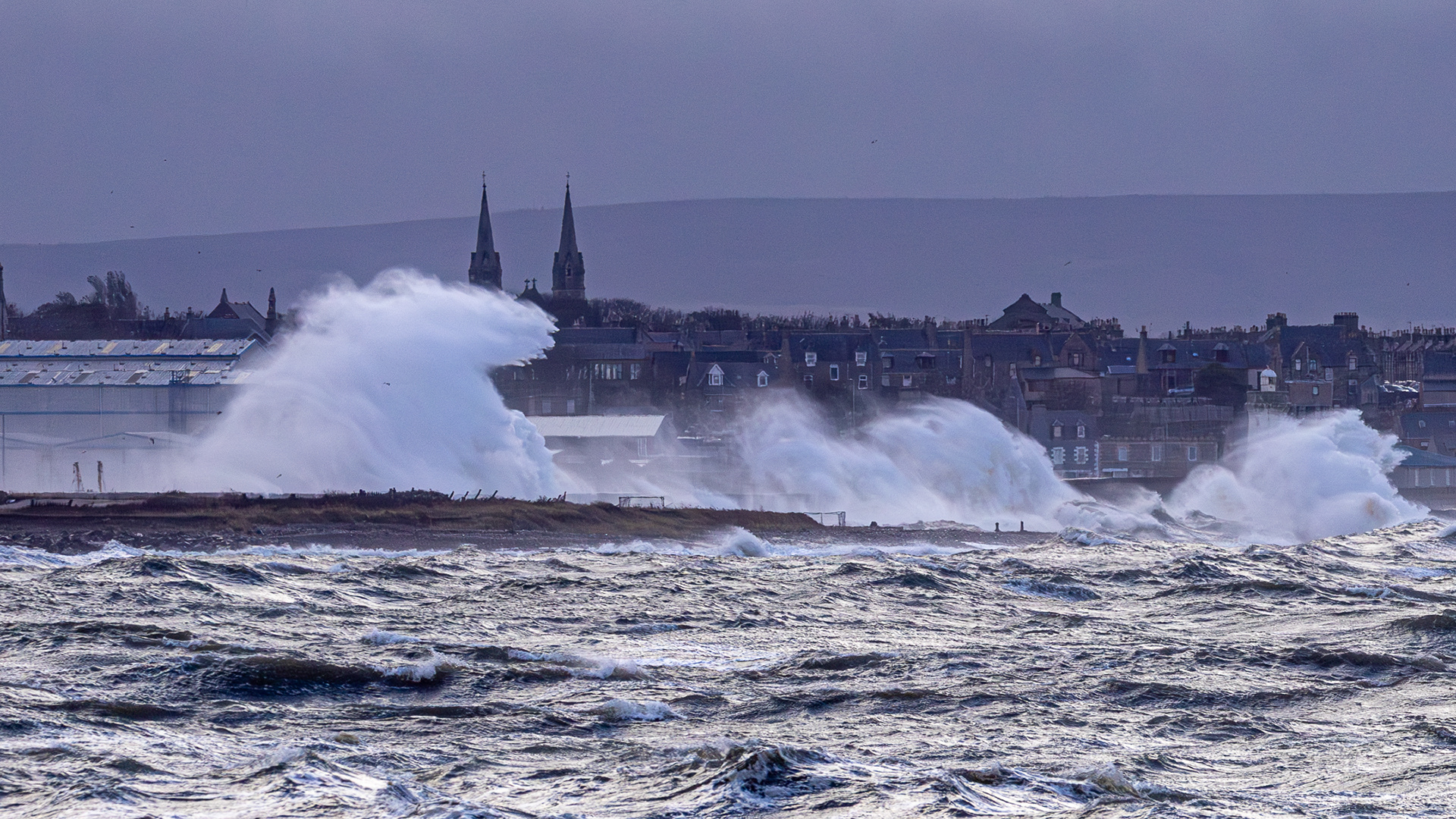 Stormy day at Strathlene
