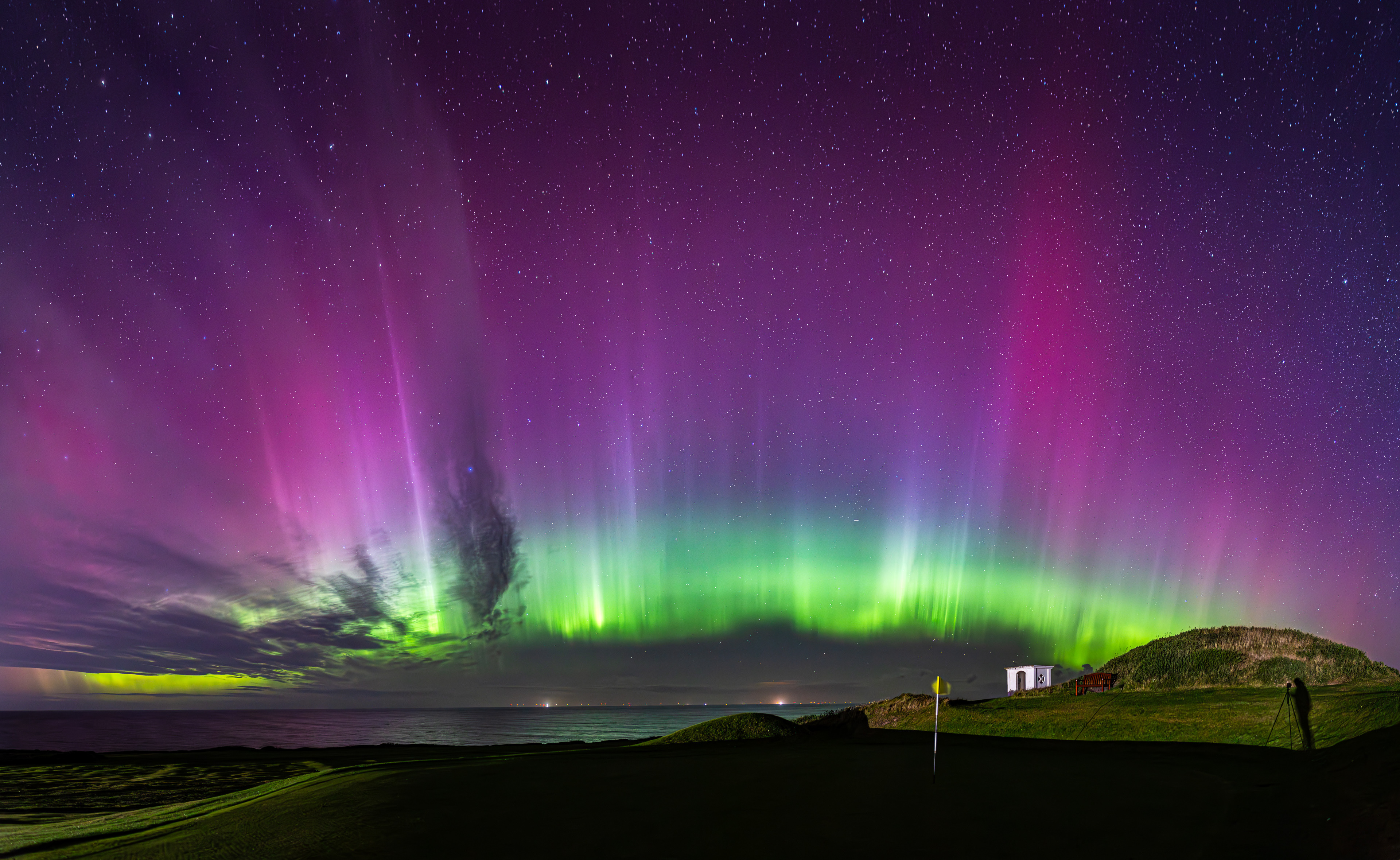 Panorama of the Aurora shot on the 13th September 2024.