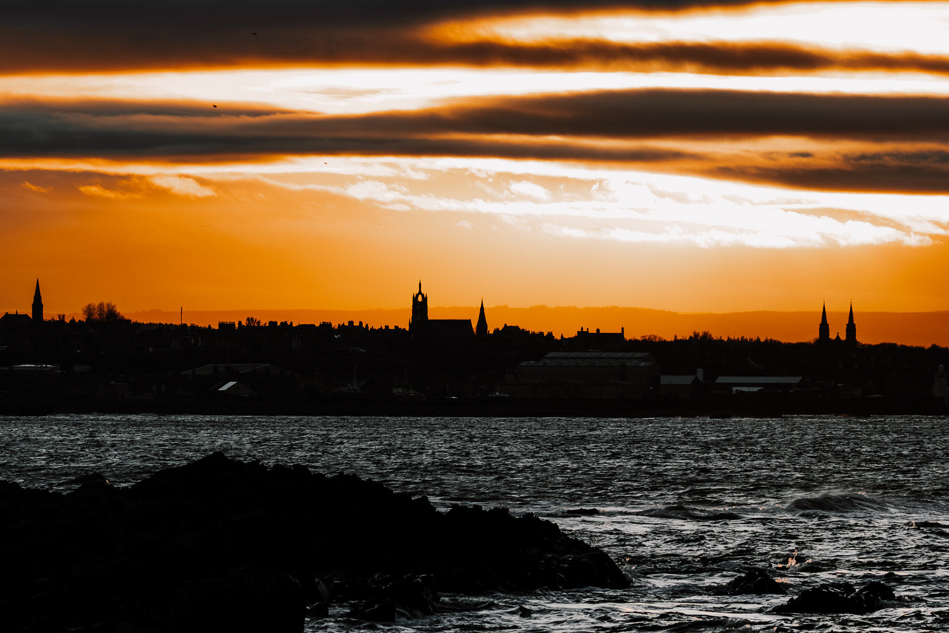 Buckie at Sunset
