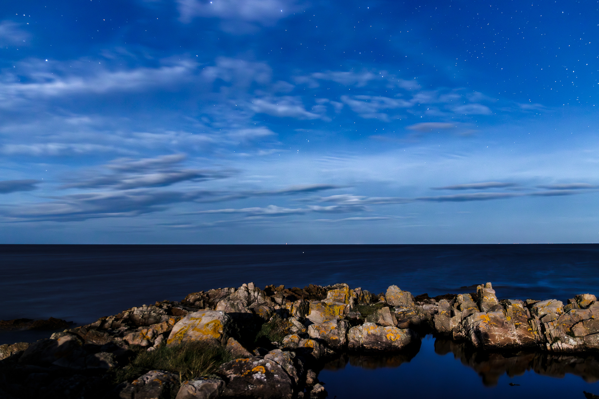 Twilight at Strathlene Beach