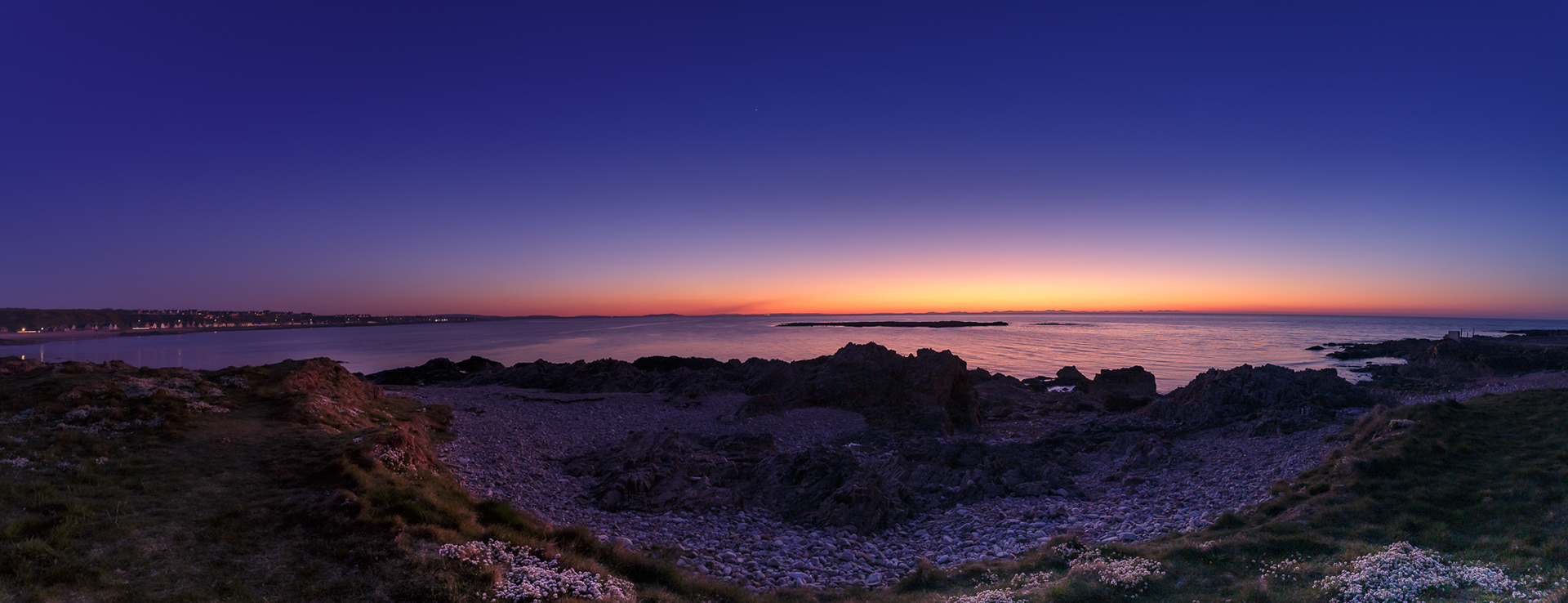 Strathlene Beach and Moray Firth sunset