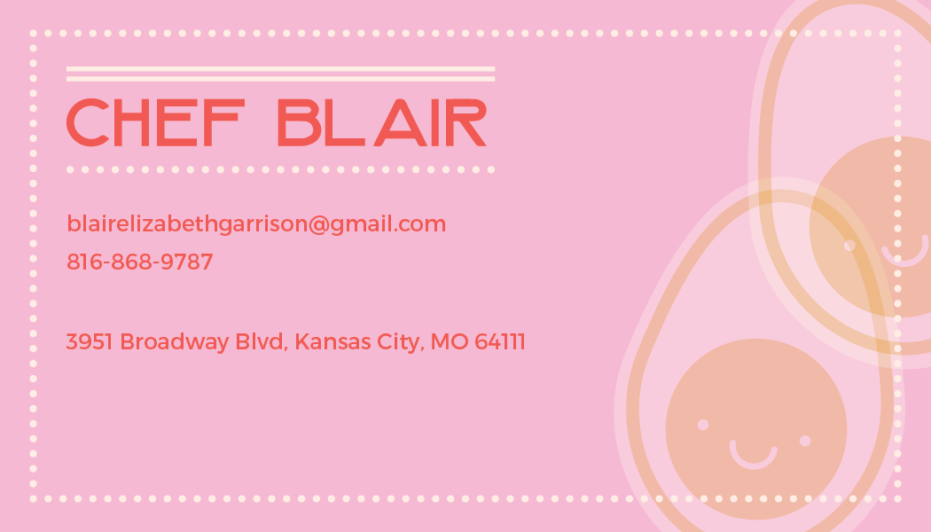 Front of business card