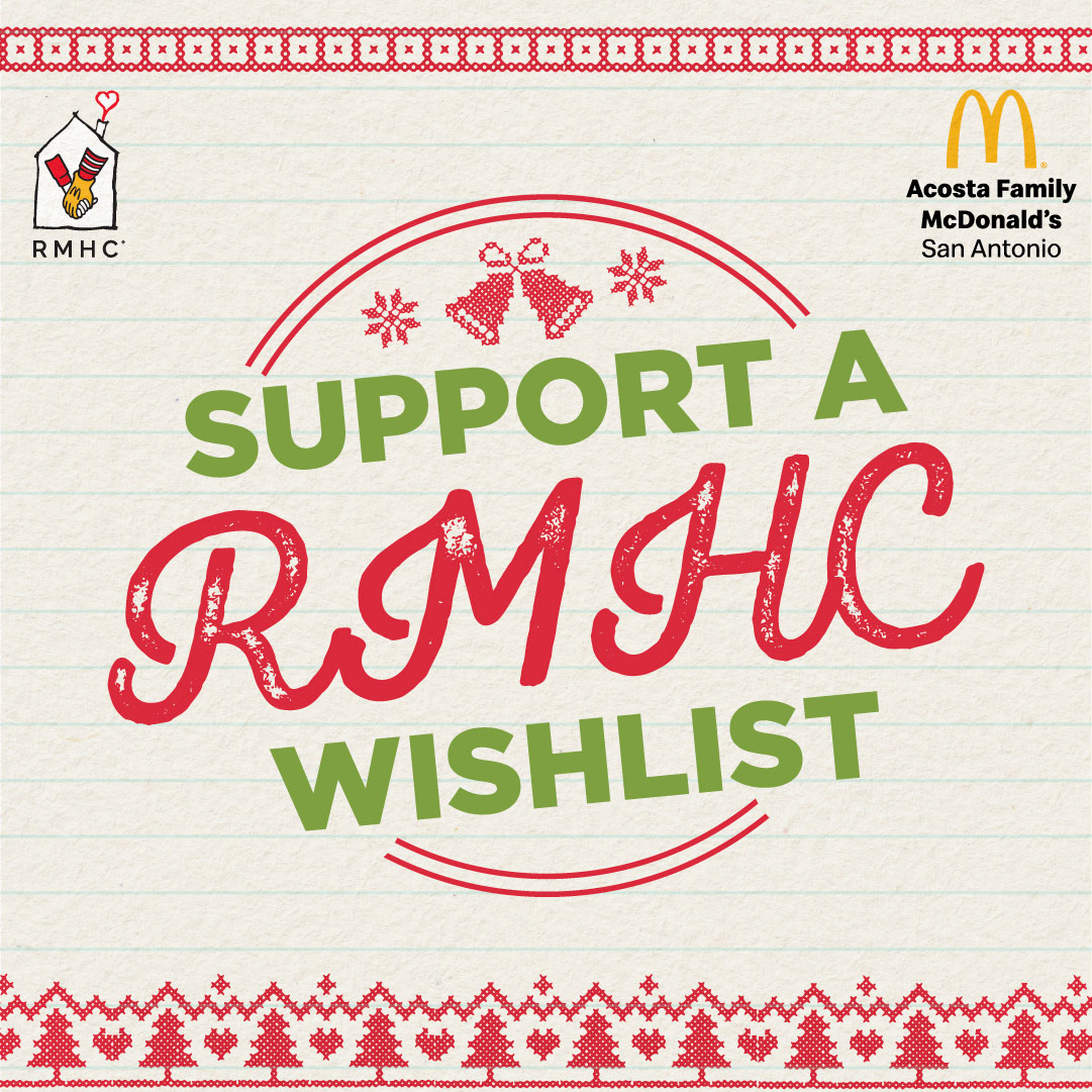 Social media post for McDonald's advertising their Ronald McDonald House Charity