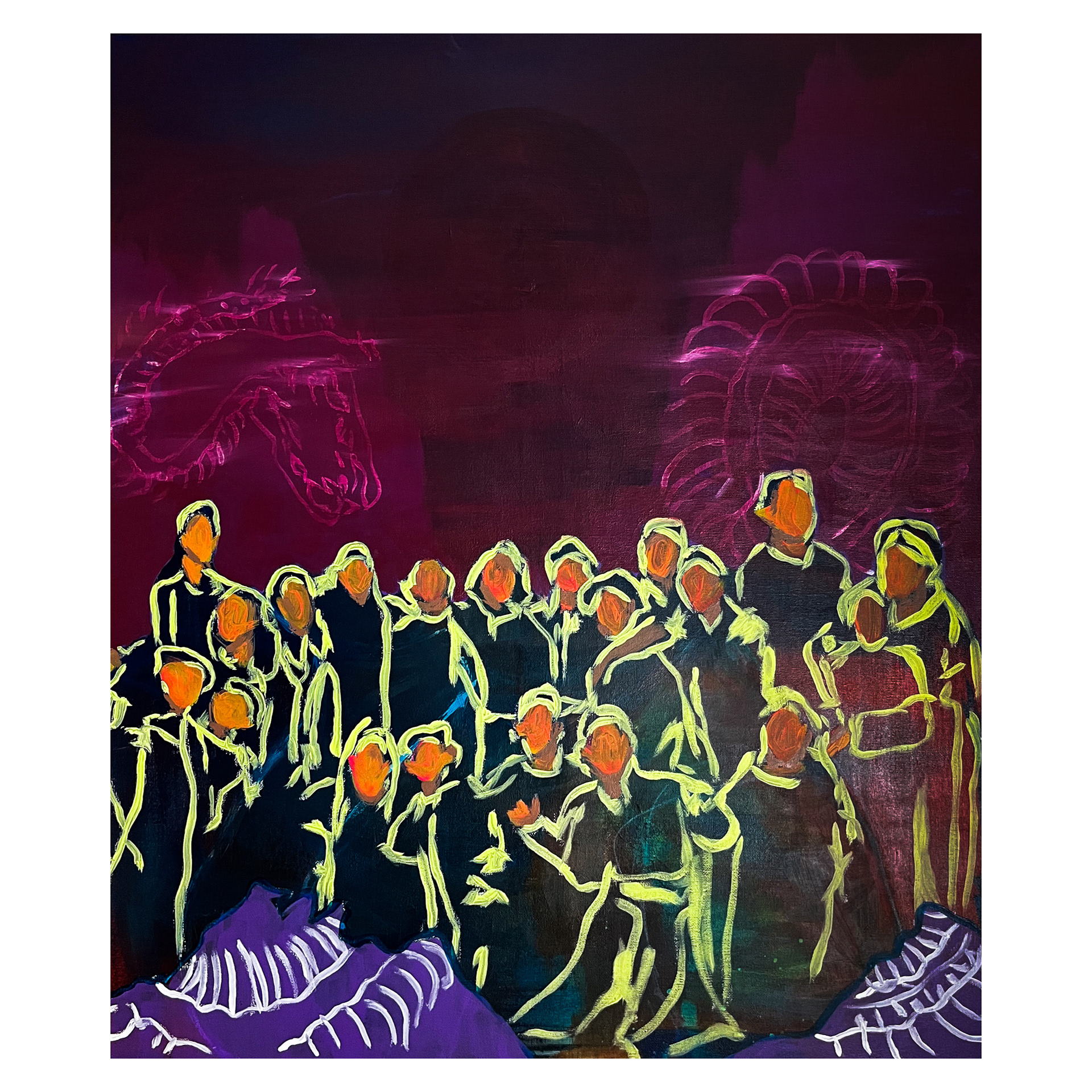 na igreja de são francisco, 2021 60x40cm