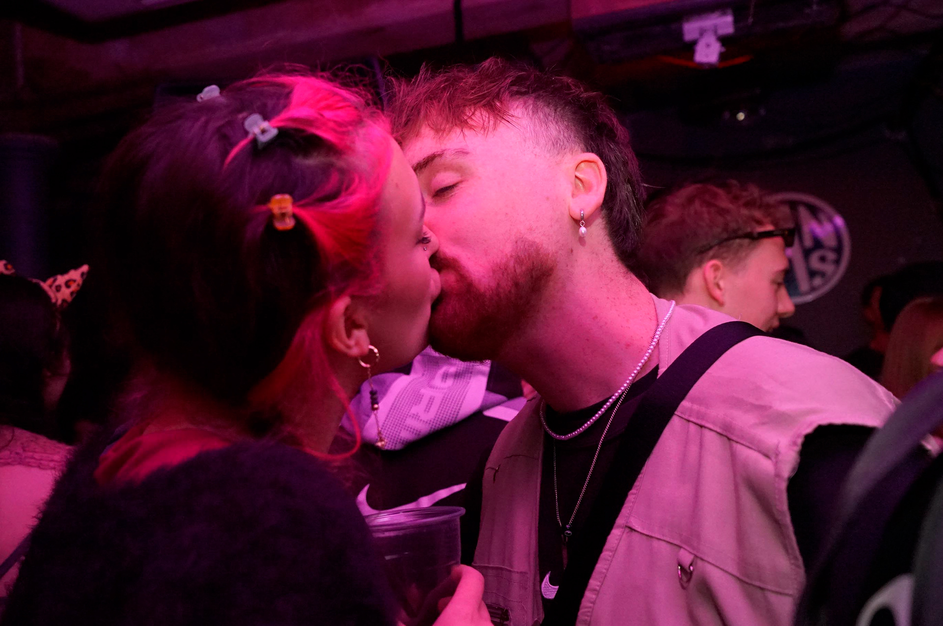 Aydan Byrne with his girlfriend @kanvaskorp, Manchester, UK