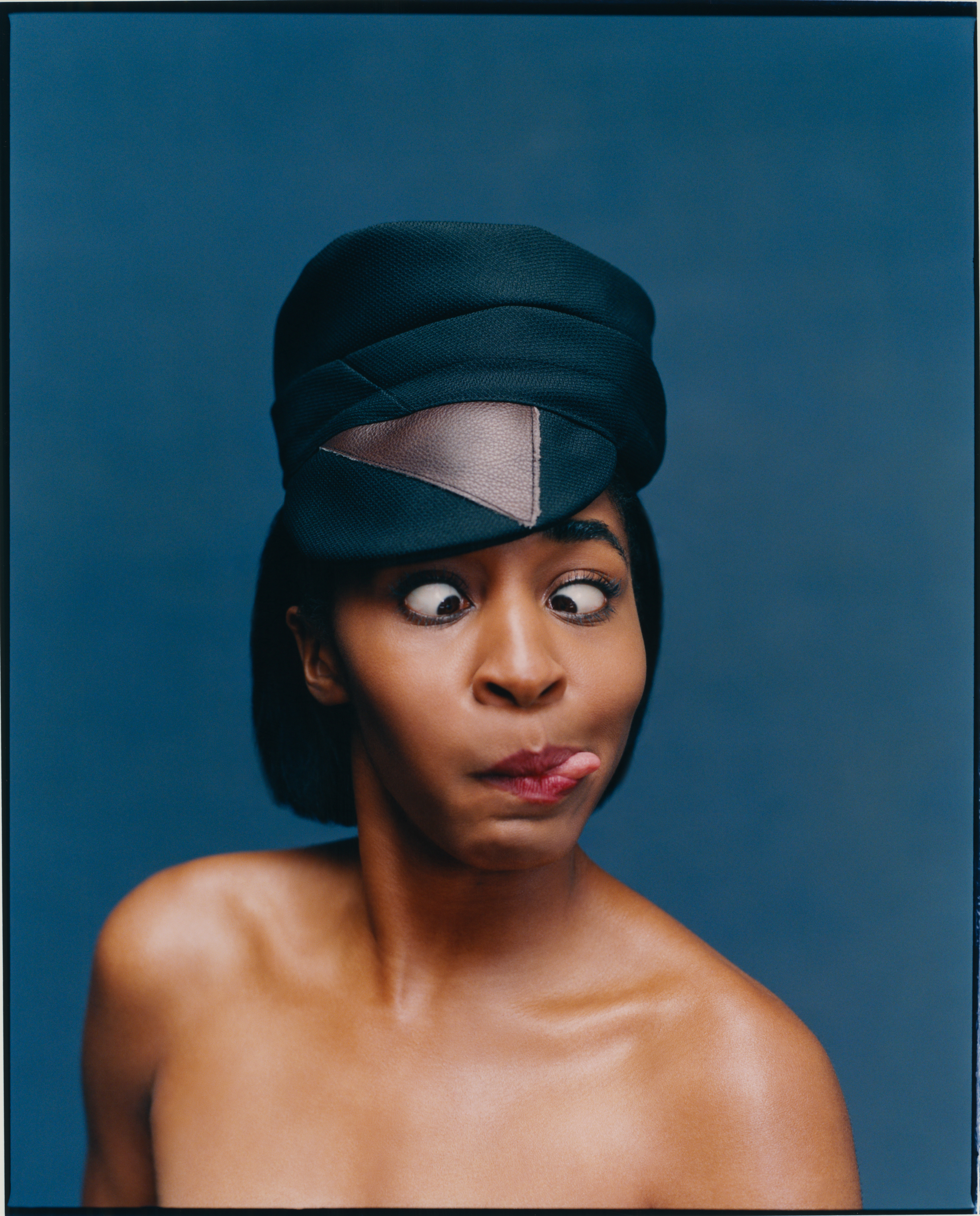 Retouched. Ayo Edebiri by Tyler Mitchell for "Beyond Noise" 