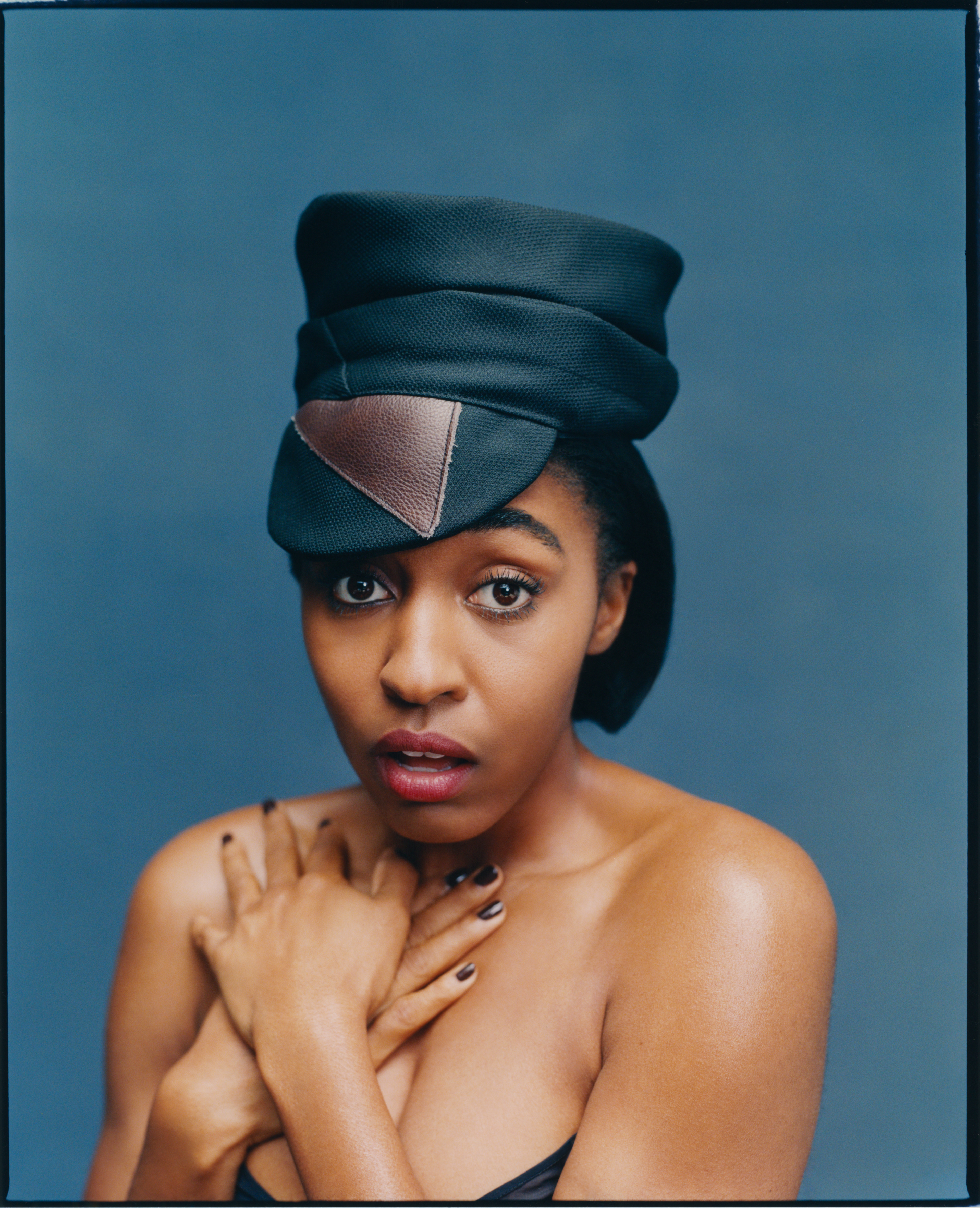 Retouched. Ayo Edebiri by Tyler Mitchell for "Beyond Noise" 