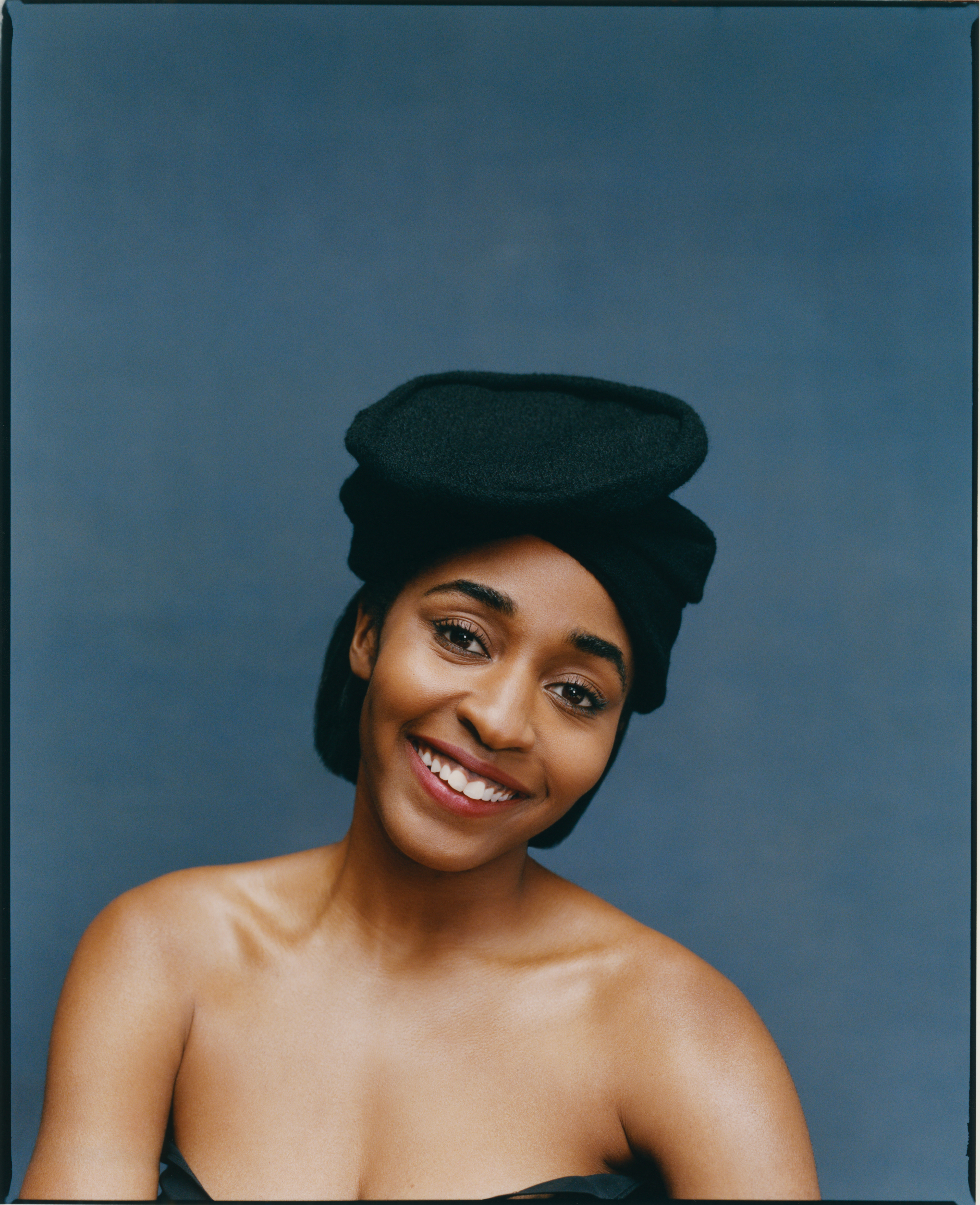 Retouched. Ayo Edebiri by Tyler Mitchell for "Beyond Noise" 