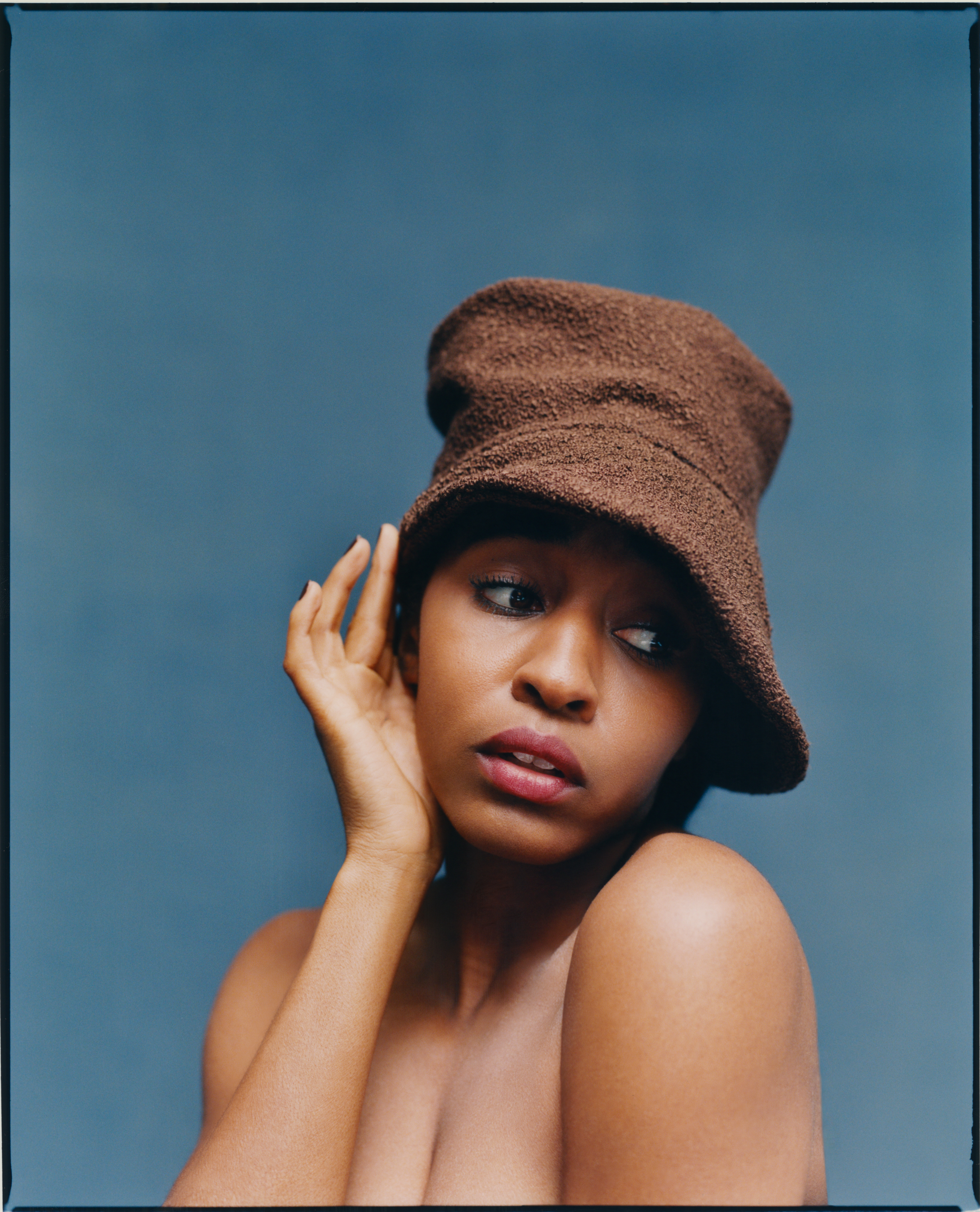 Retouched. Ayo Edebiri by Tyler Mitchell for "Beyond Noise" 