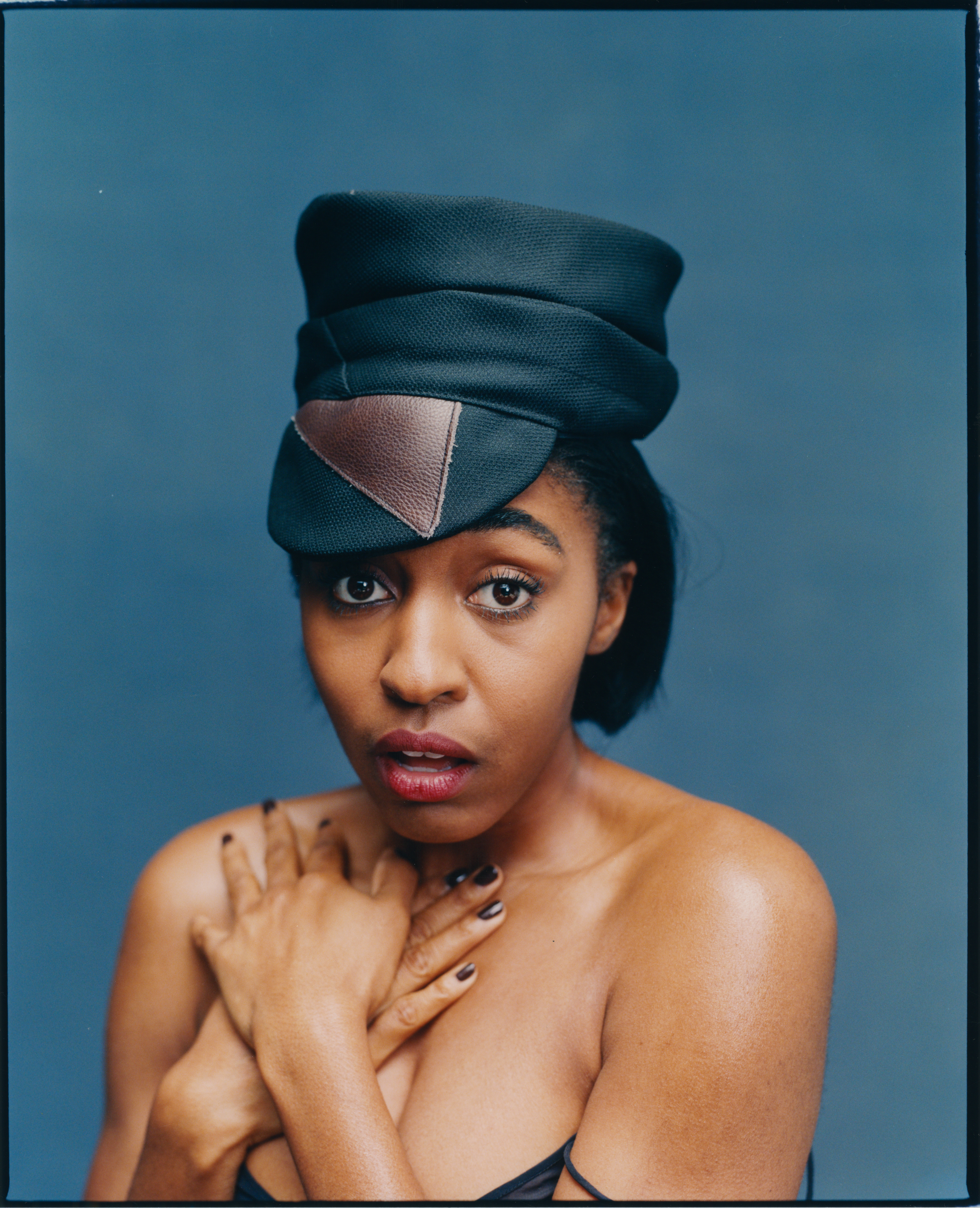 RAW. Ayo Edebiri by Tyler Mitchell for "Beyond Noise" 