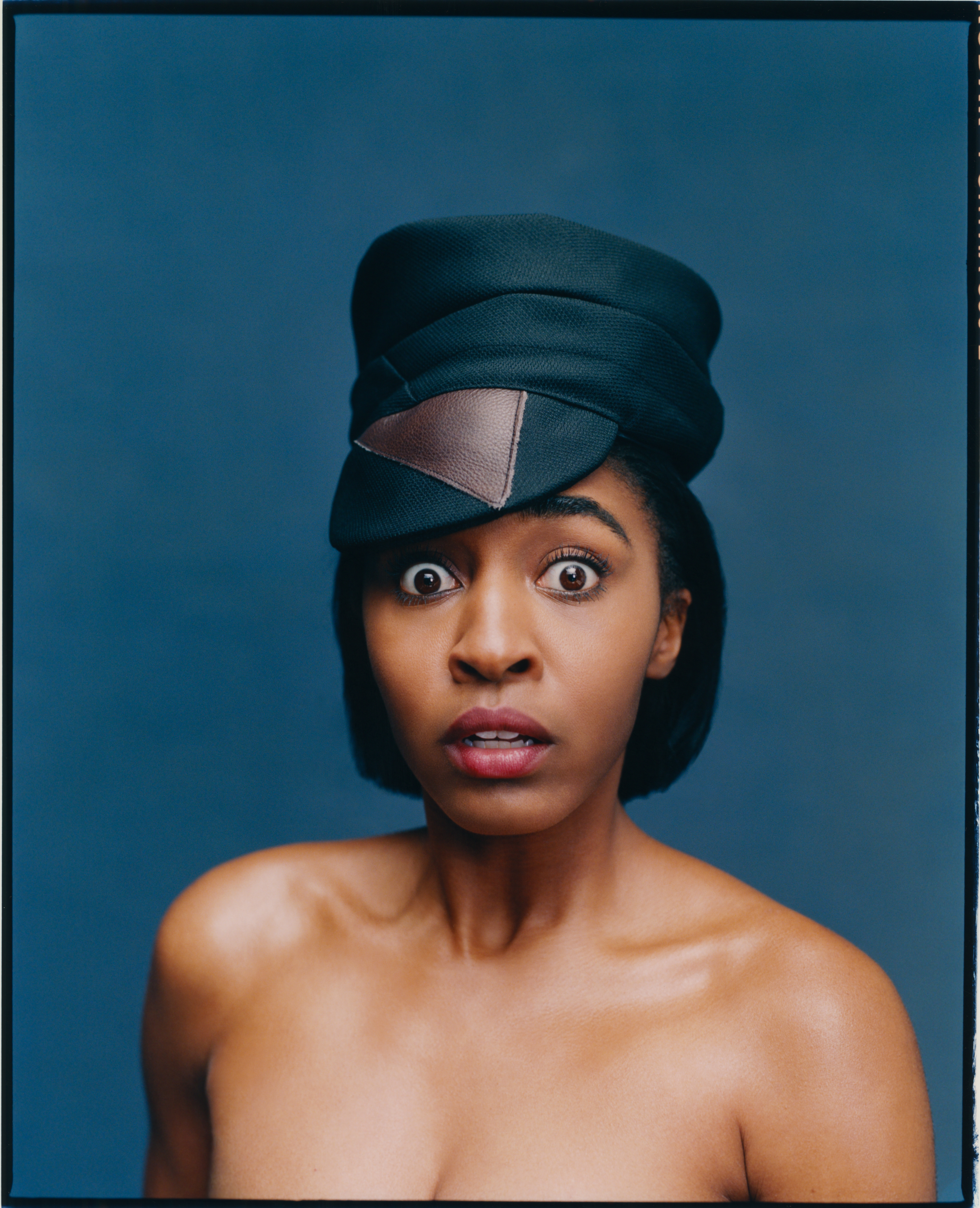 Retouched. Ayo Edebiri by Tyler Mitchell for "Beyond Noise" 