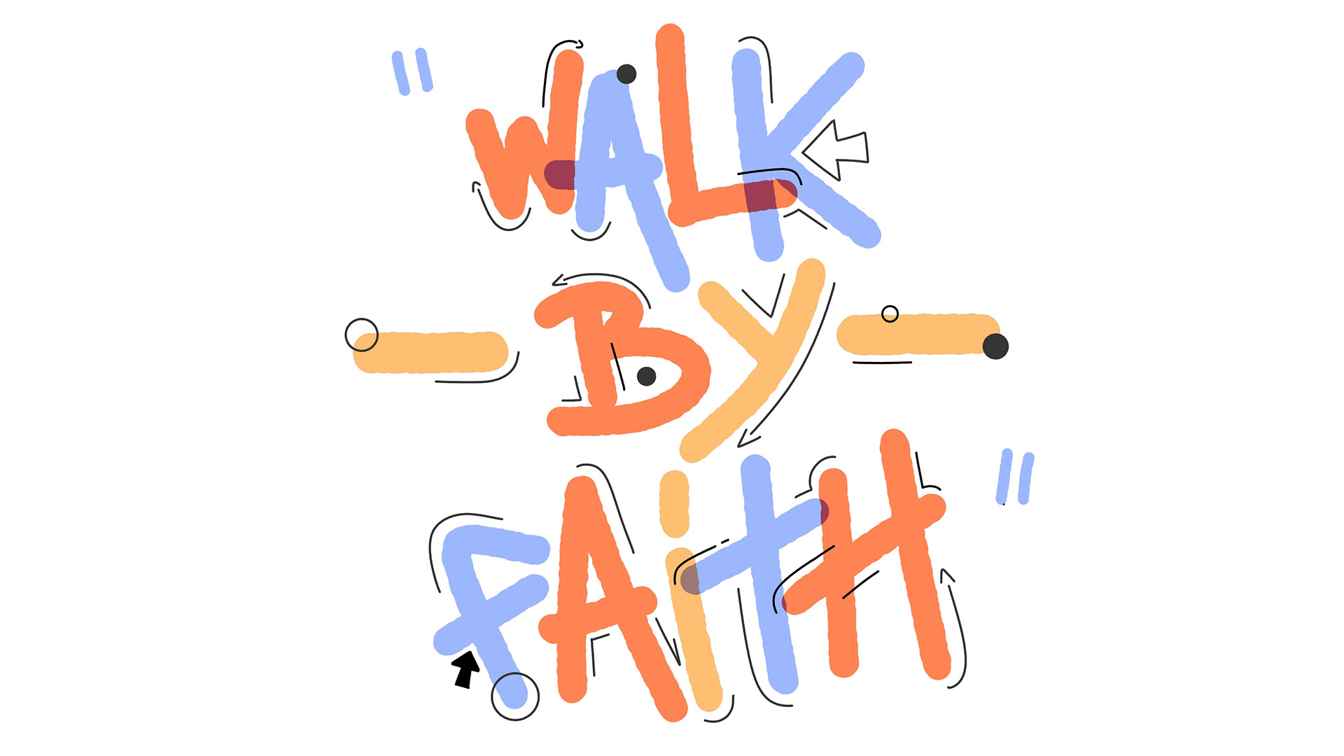 Walk By Faith - Wallpaper