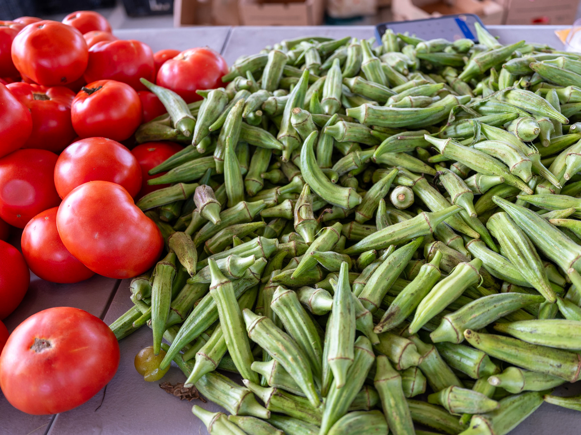 Shelby Farmers Market on August 16, 2025.