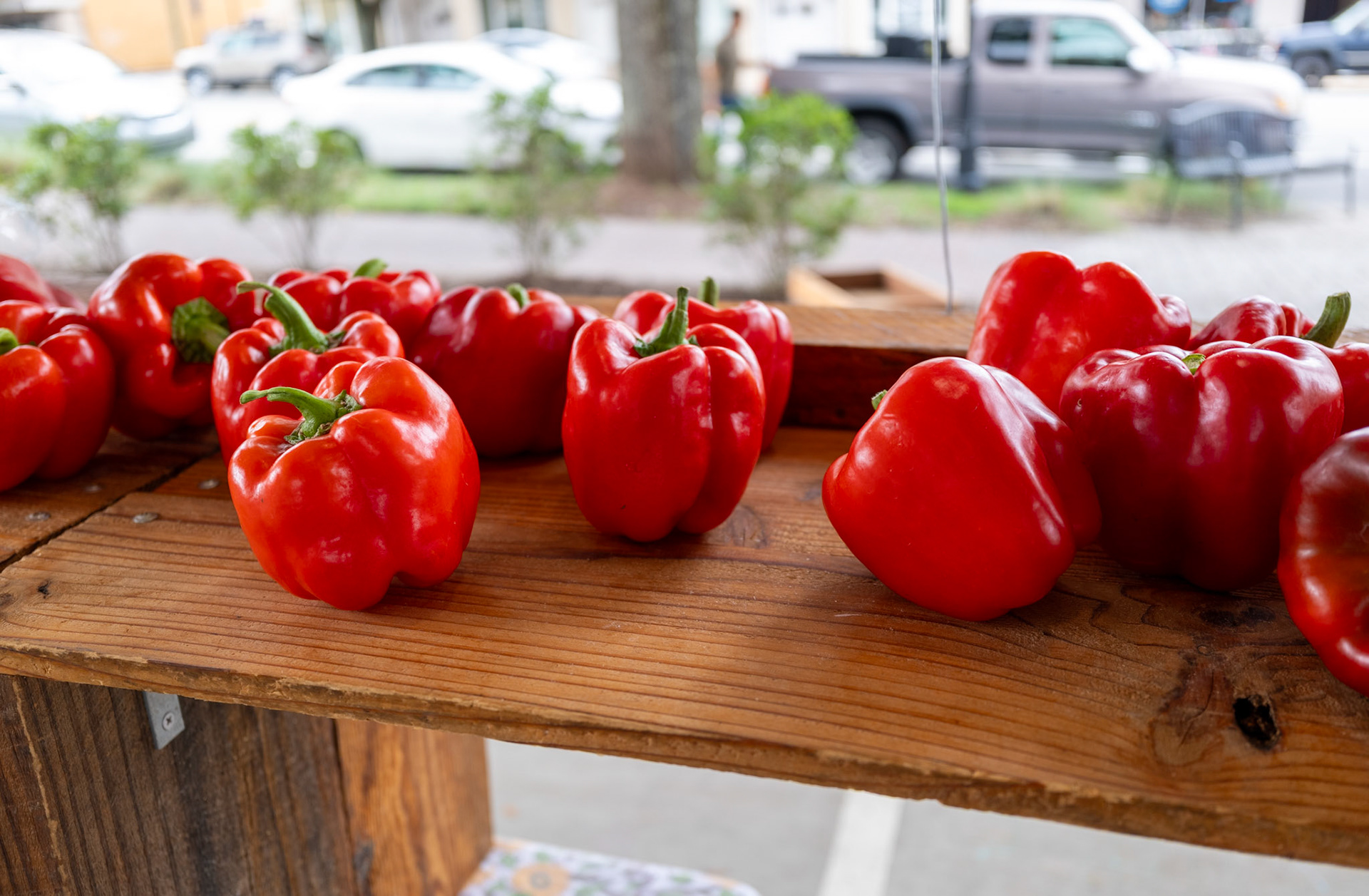 Shelby Farmers Market on August 16, 2025.