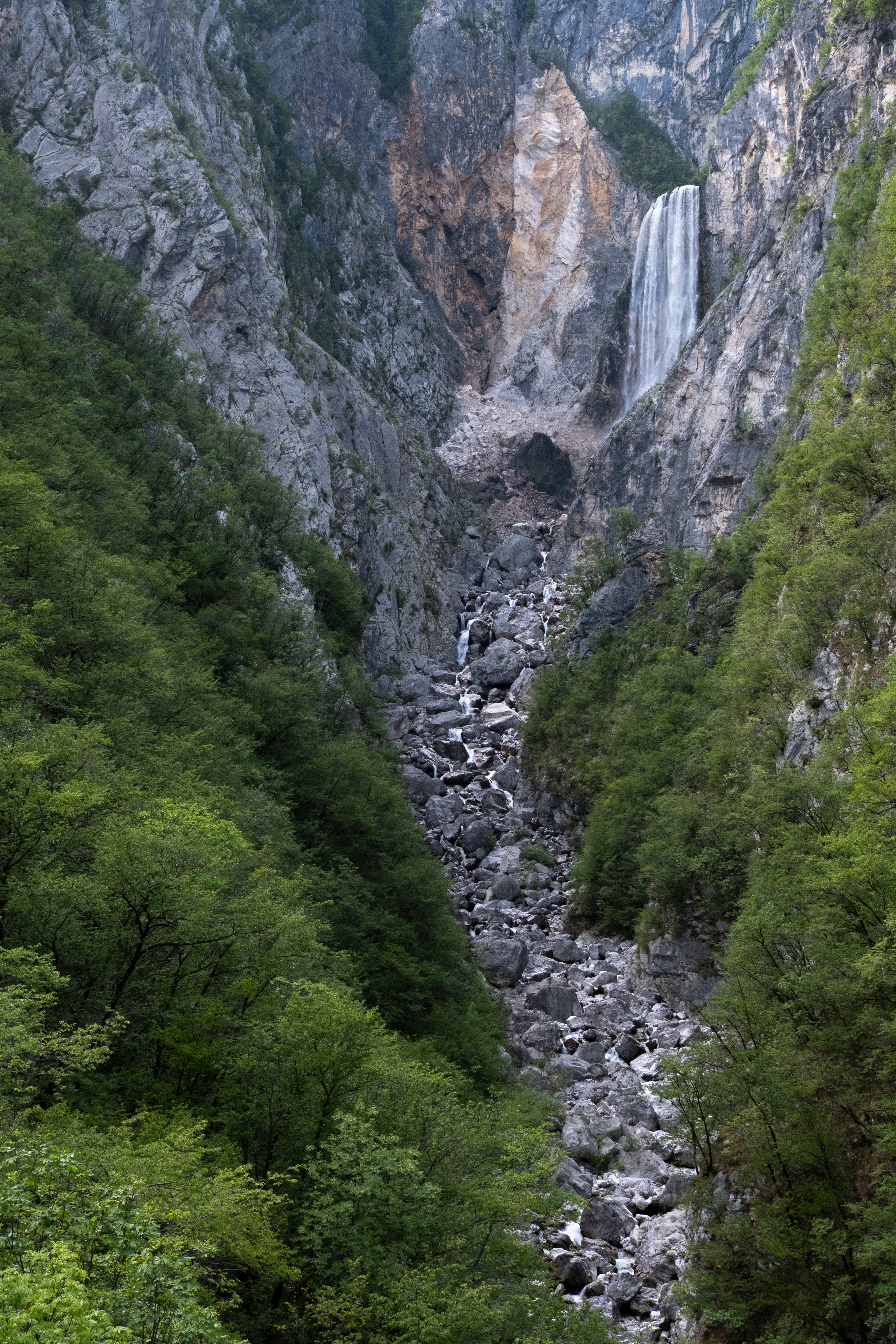 Waterfall near Bovec, Slovenia