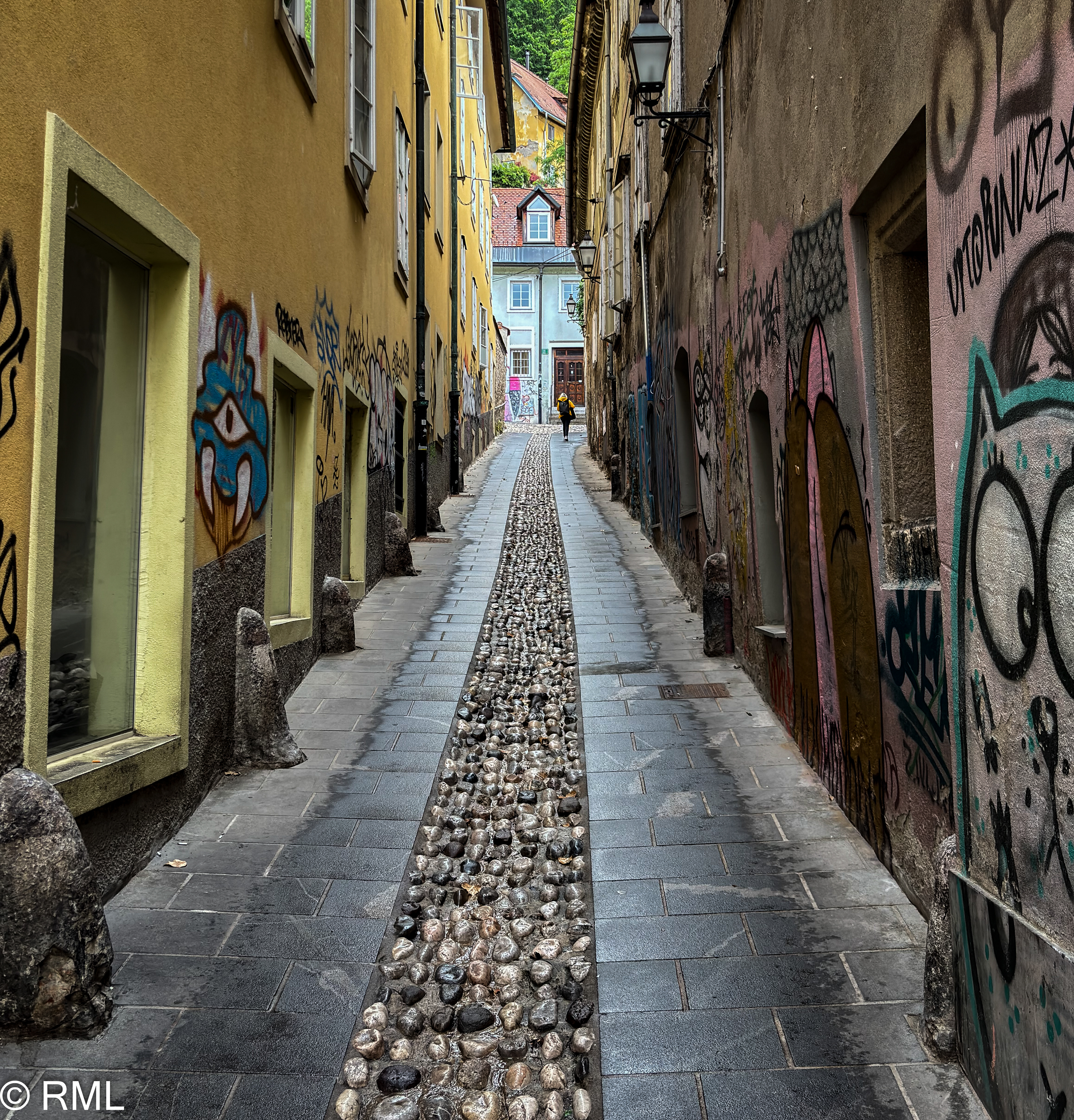 Street in Ljubljana, Slovenia