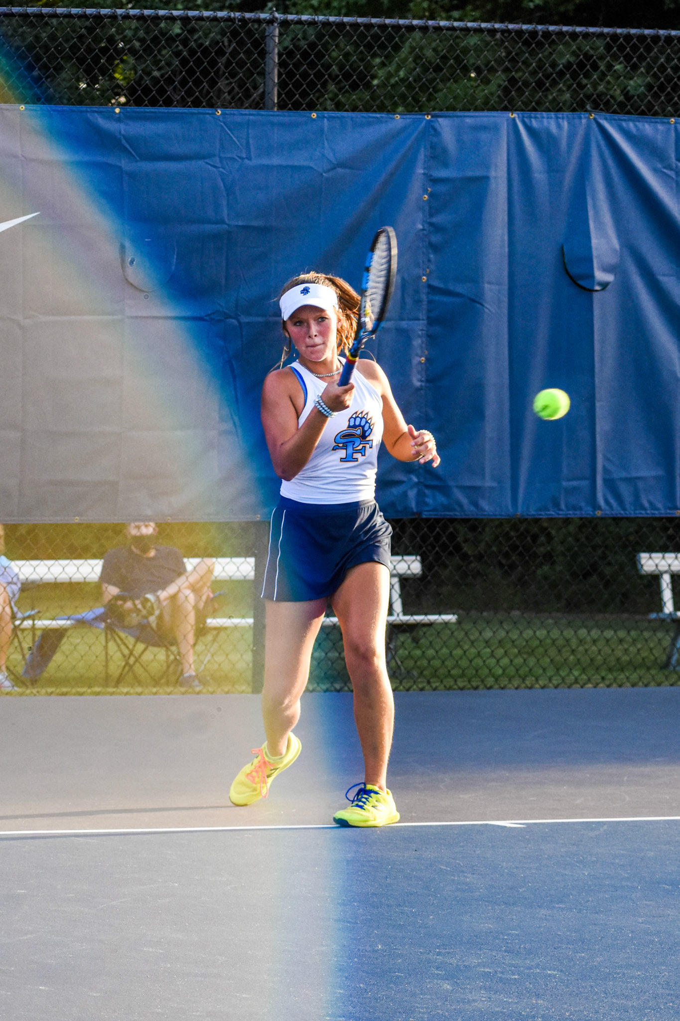 The West Florence Knights took on the South Florence Bruins in Tennis at South Florence High School, on September 22nd, 2020.