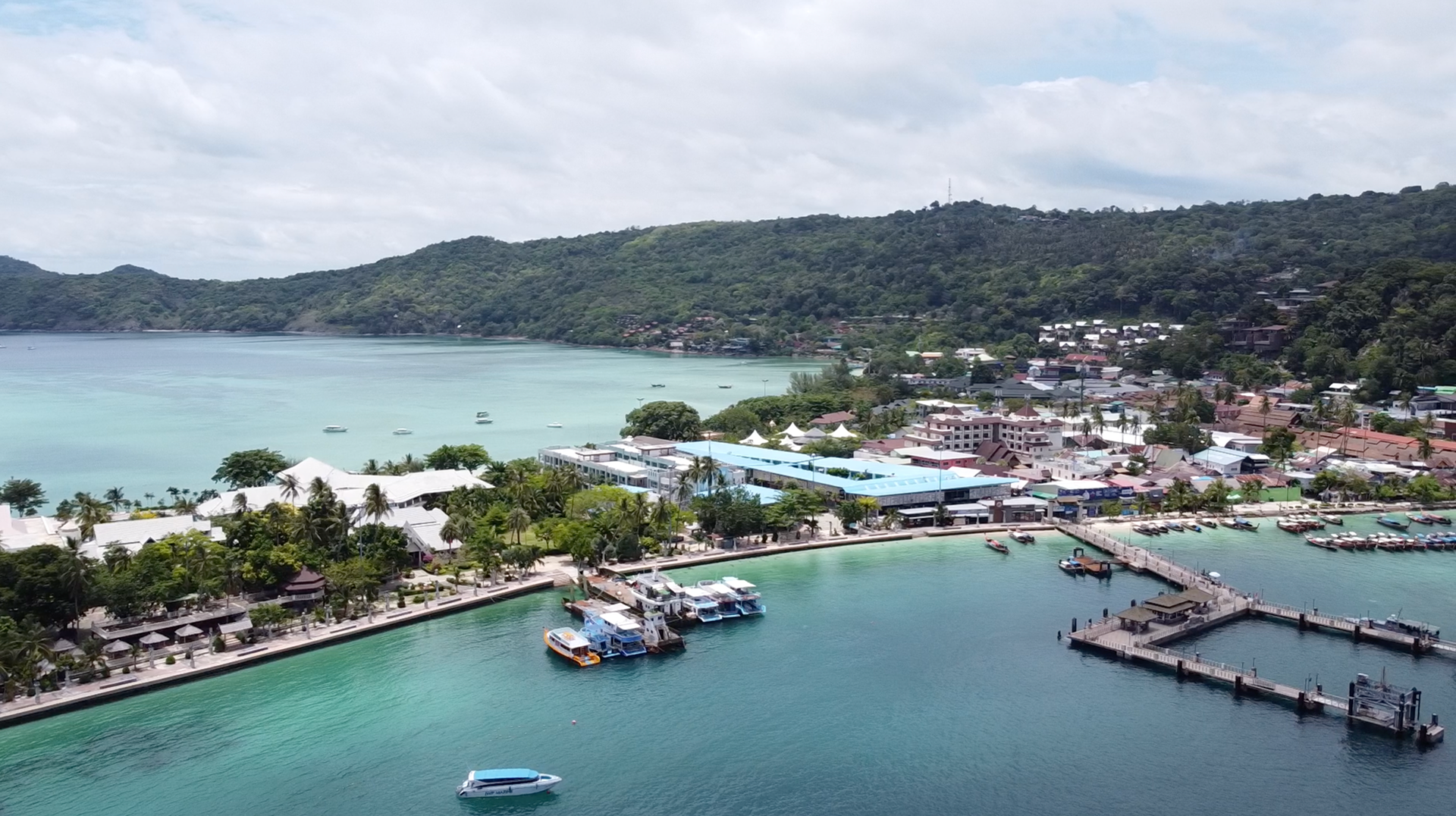 Aerial view of Koh Phi Phi Island