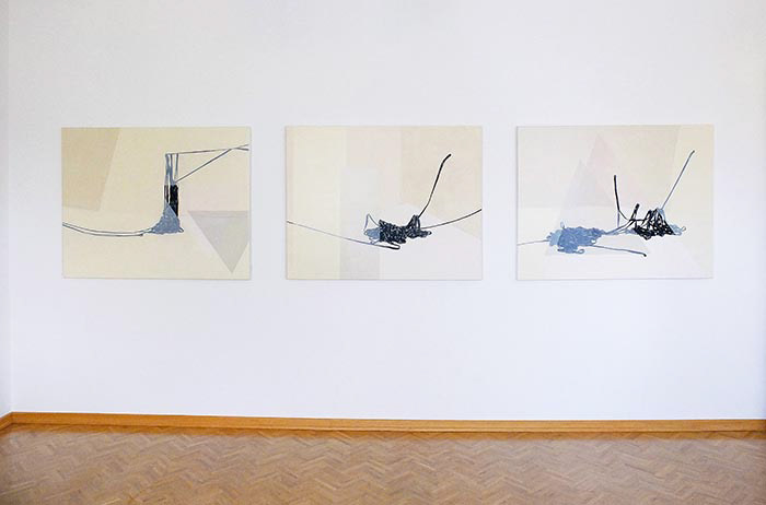 Following, Installation view