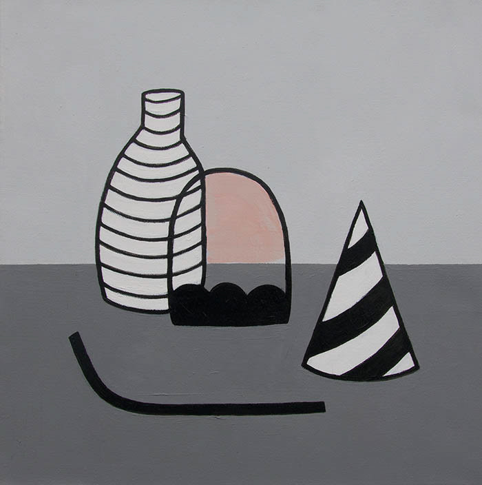 Still life: Four Objects, 40 cm x 40 cm (16 x 16 in)