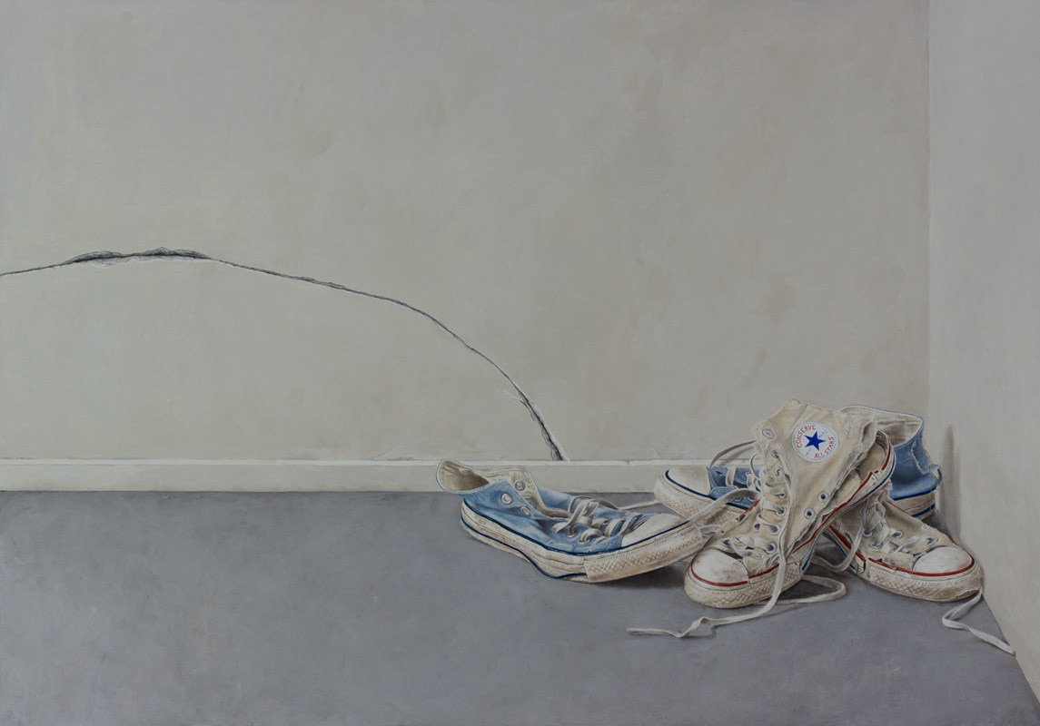Conserves - Öl auf Holz - 70 x 100 cm.