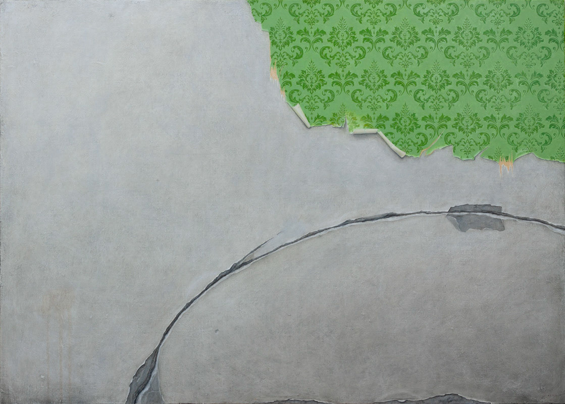 If these walls could talk - Öl auf Leinwand - 100 x 140 cm.