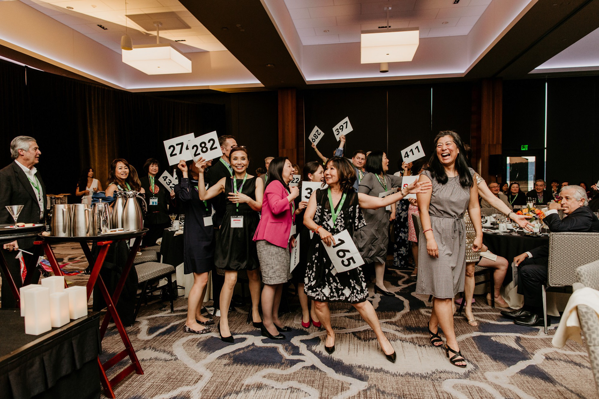 Renton, WA—Participants of a fundraiser for the Japanese Cultural & Community Center rally at the Hyatt Regency Lake Washington. Photo by Kayla Isomura
