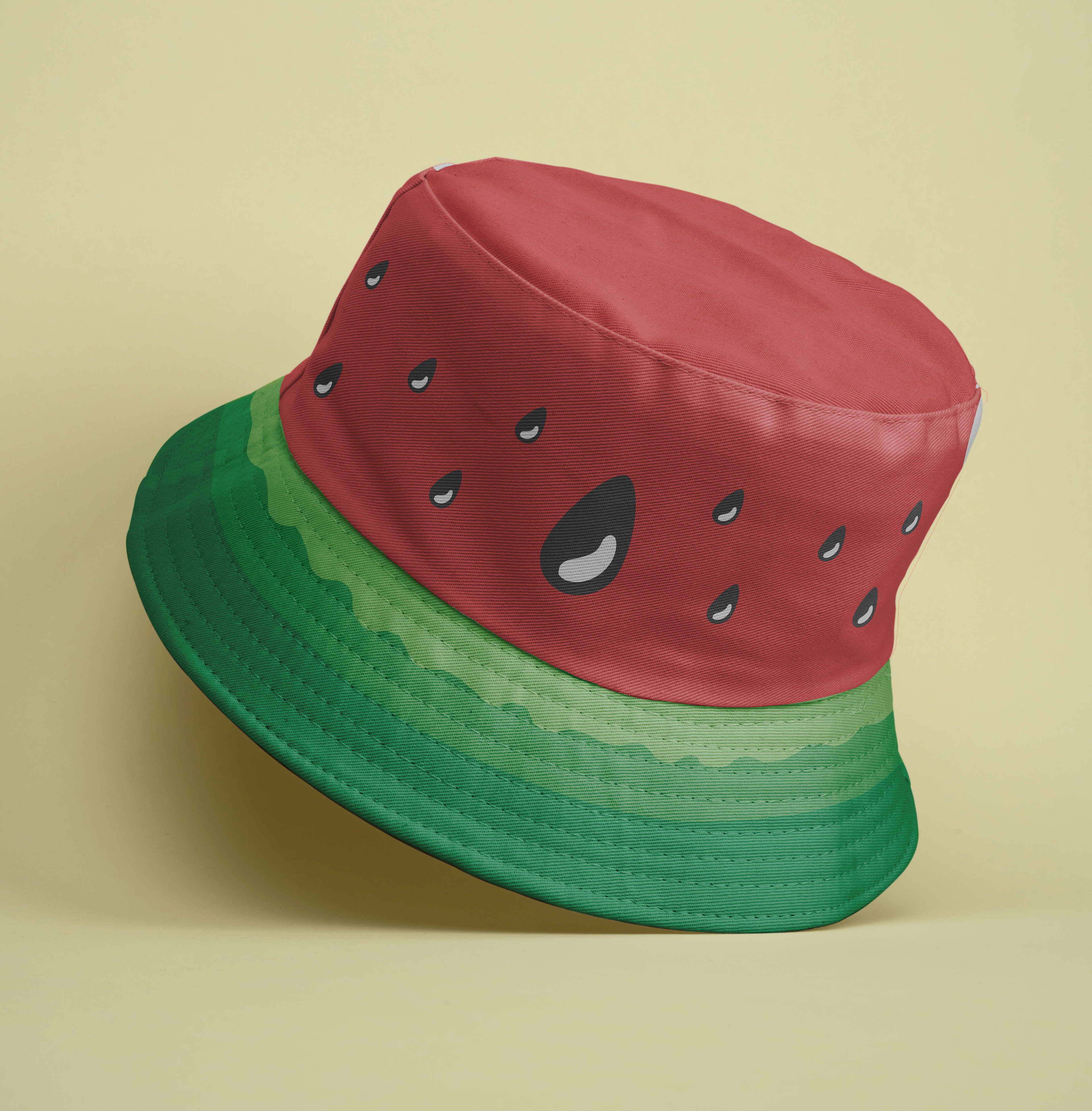 A watermelon bucket hat