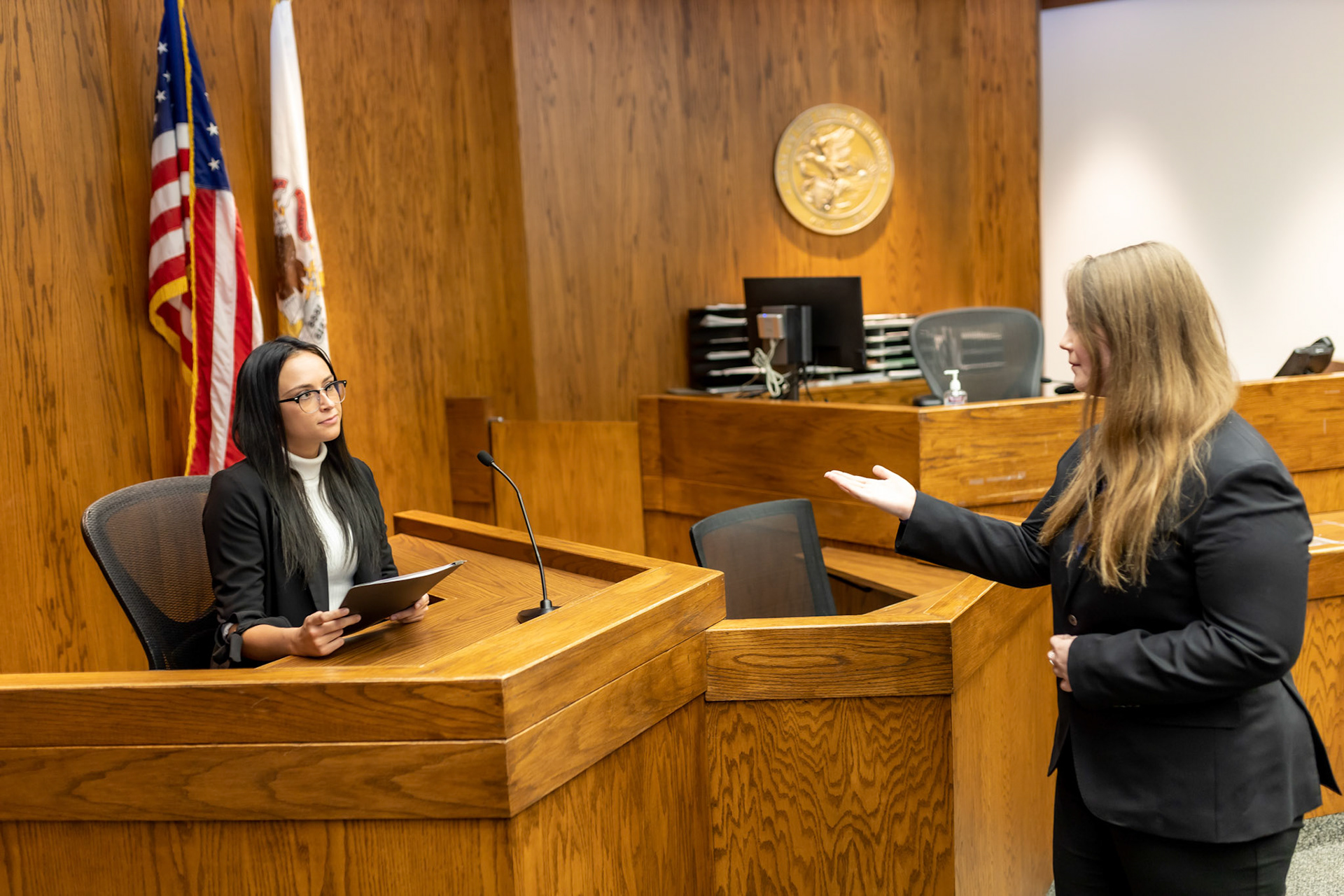 Attorney Danielson and Witness Egizio