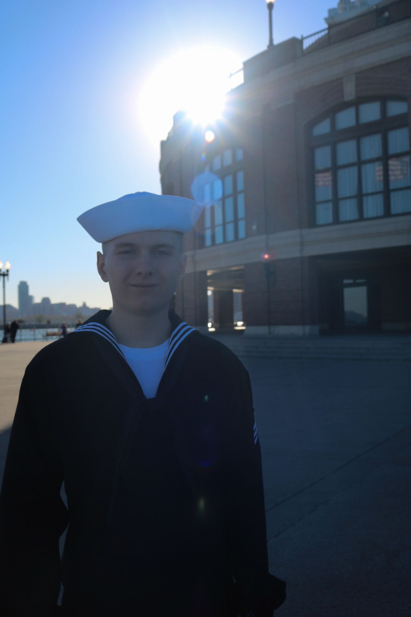 Sailor Poses Proudly