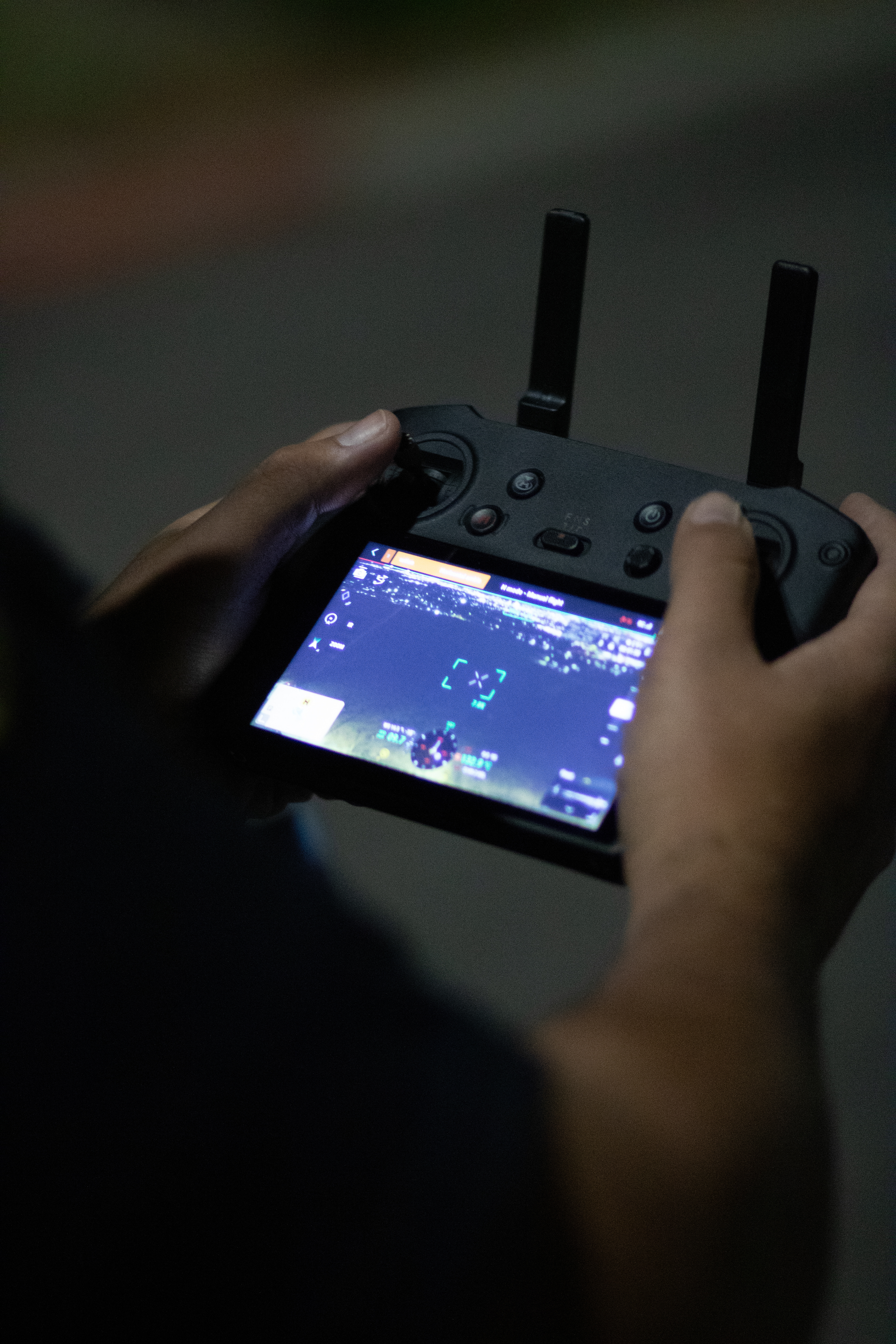 Drones are equipped with spotlights, night vision and infrared.