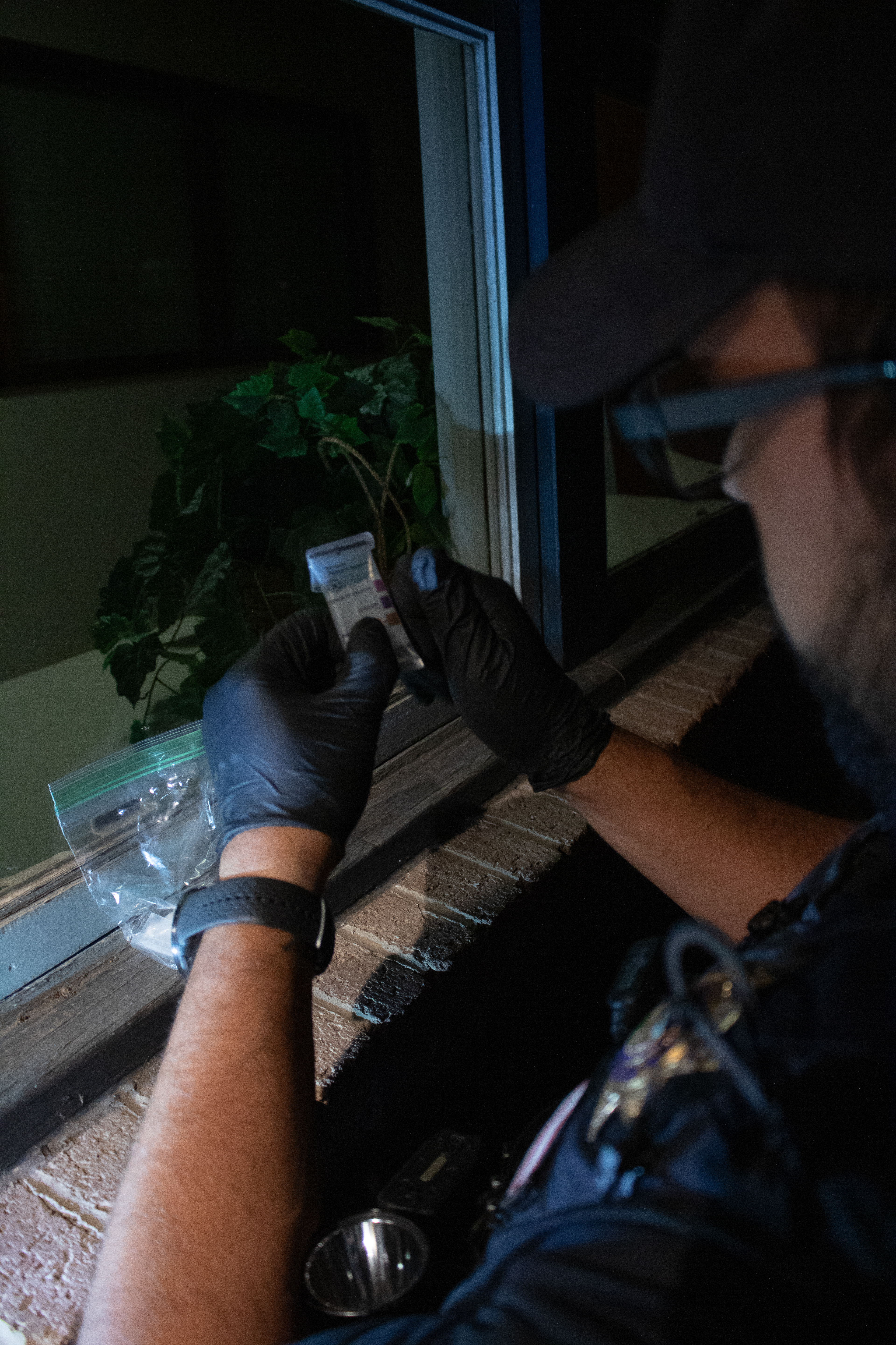 Trespasser admitted to having methylphenidate.