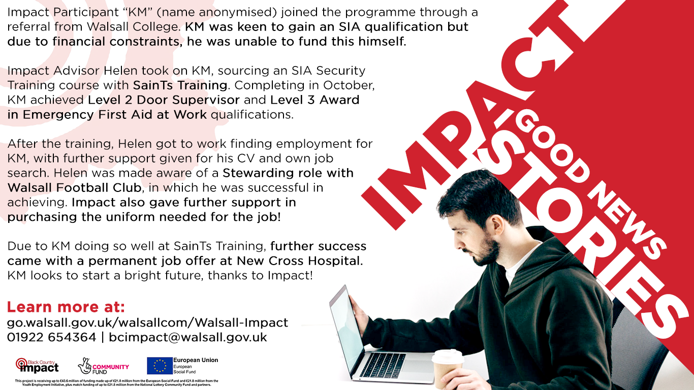 Social media "Good News Story" post, with stories taken from project case studies. 