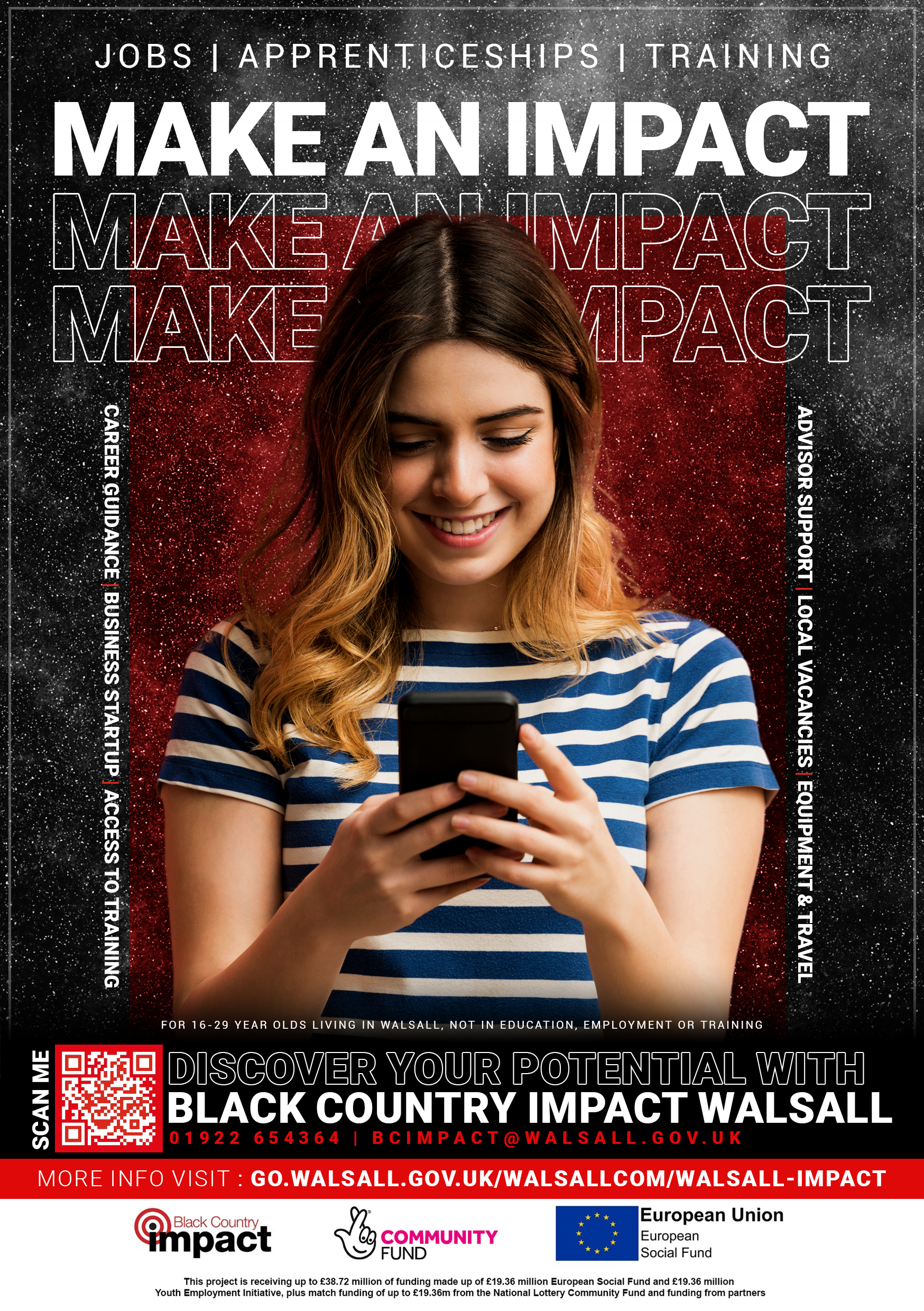 Updated flyer design for the programme in late 2022. Aims to convey a lot of information, while also be stylish and easy to absorb.