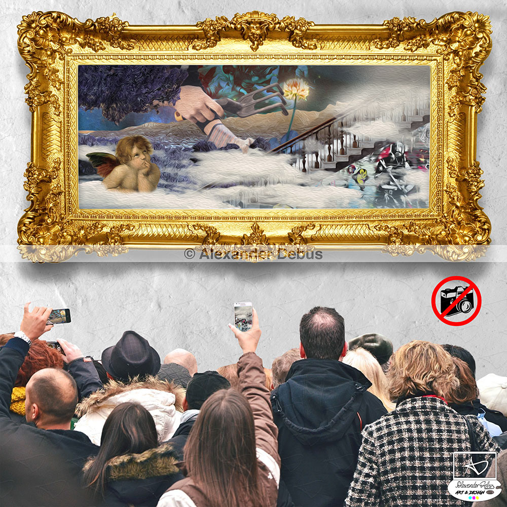 Eigenprojekt | Photoshop Bildmontage (Gemälde Selbstdesign)