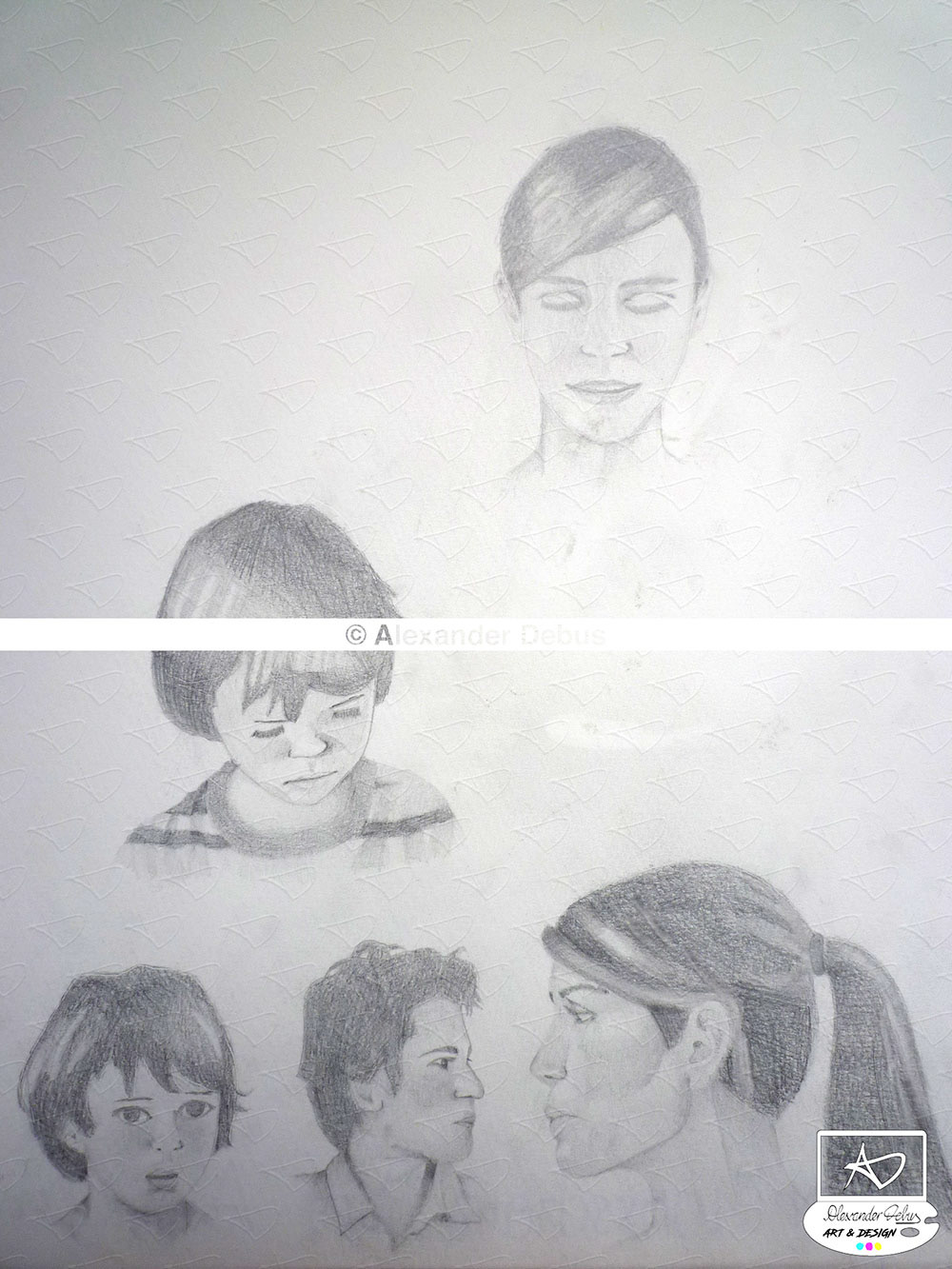 Bleistift-Portraits