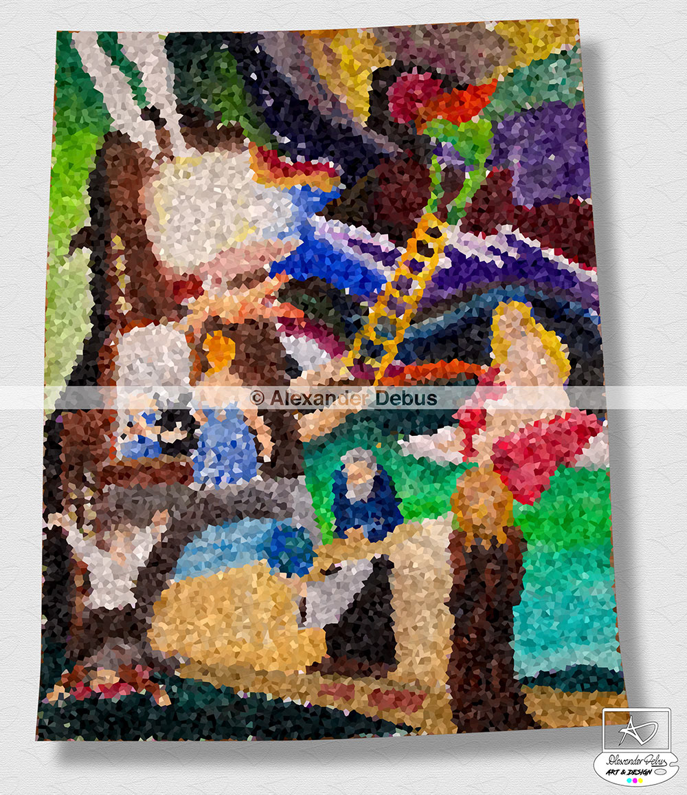 Eigenprojekt: Bildbearbeitung eines eigenen alten Gouache-Gemäldes